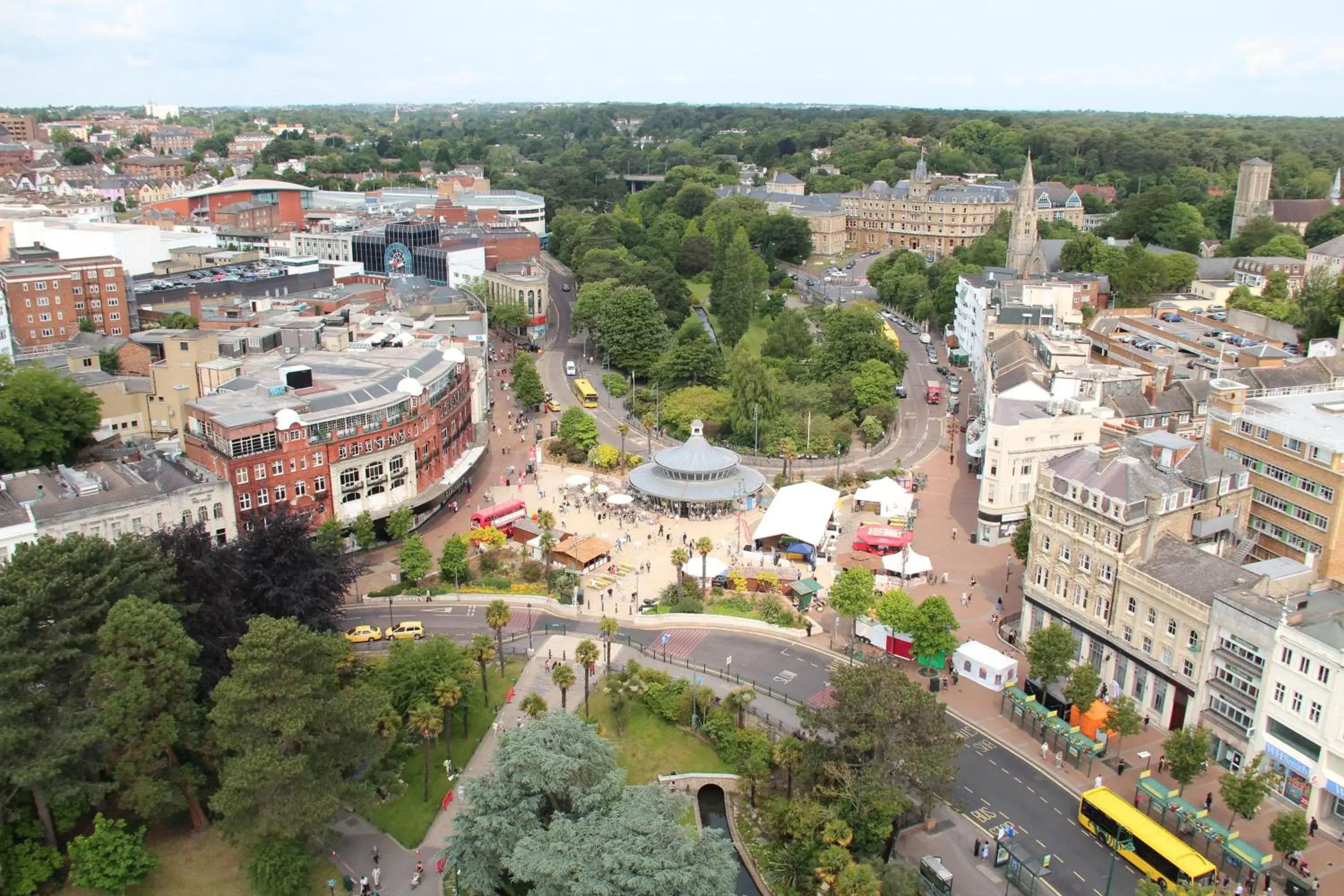 Bird's eye view, Bird's-eye View in Britannia Bournemouth Hotel