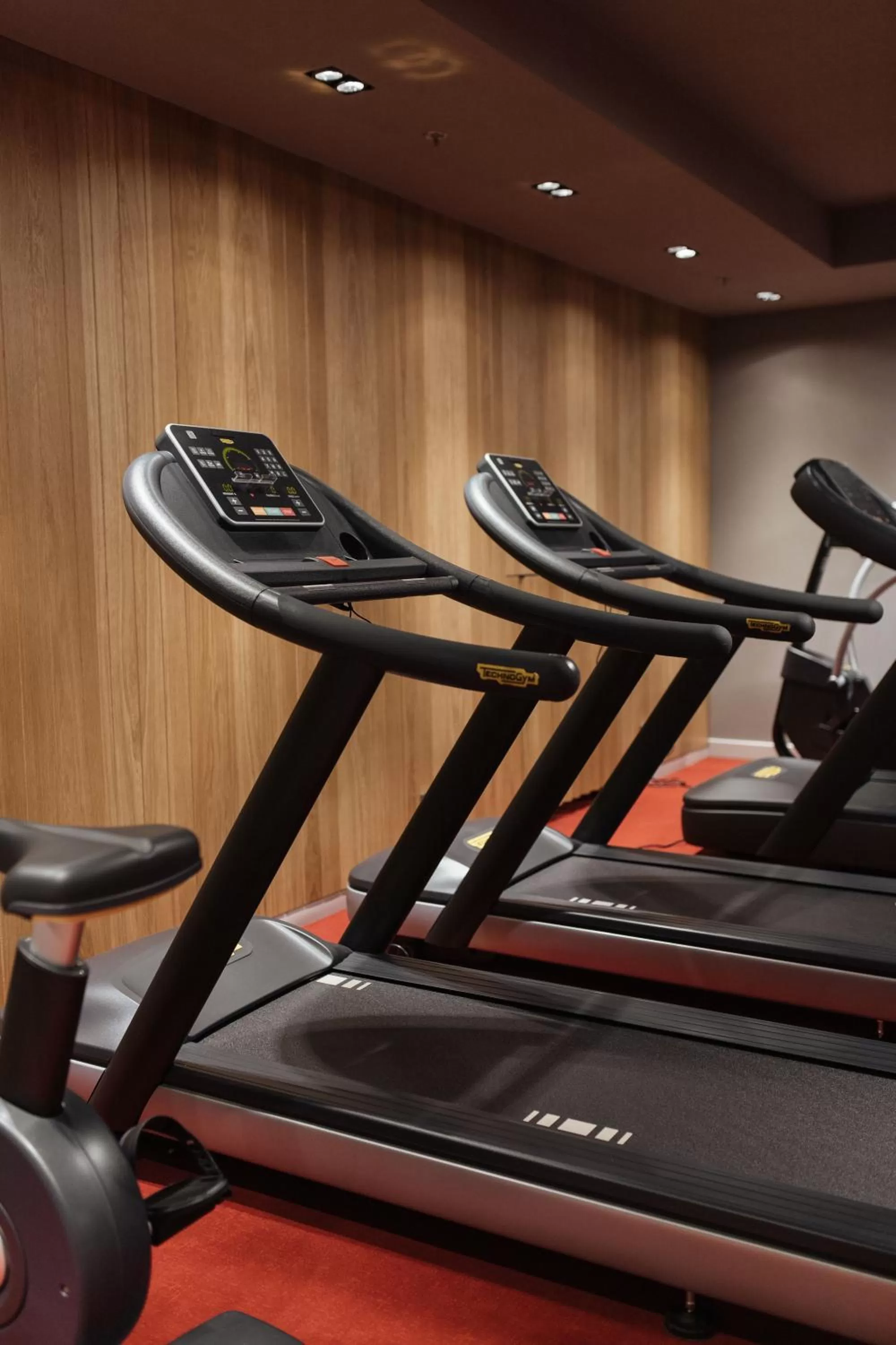 Fitness centre/facilities in Hotel Oktogon Haggenmacher by Continental Group