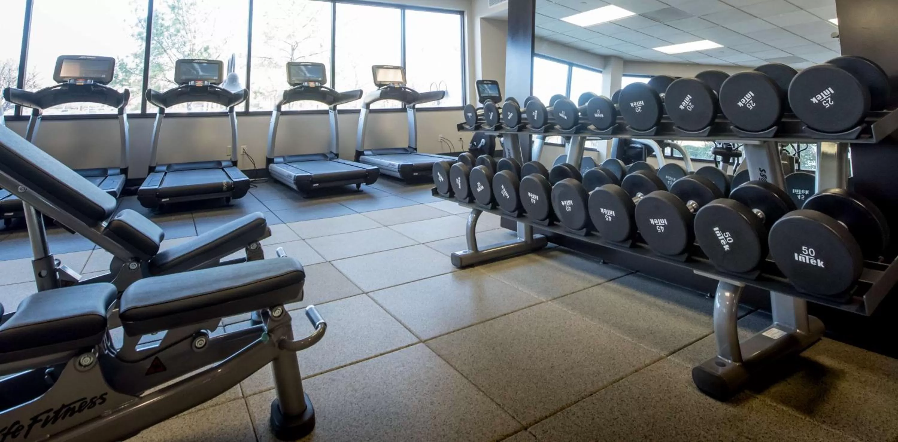 Fitness centre/facilities in Hilton Memphis