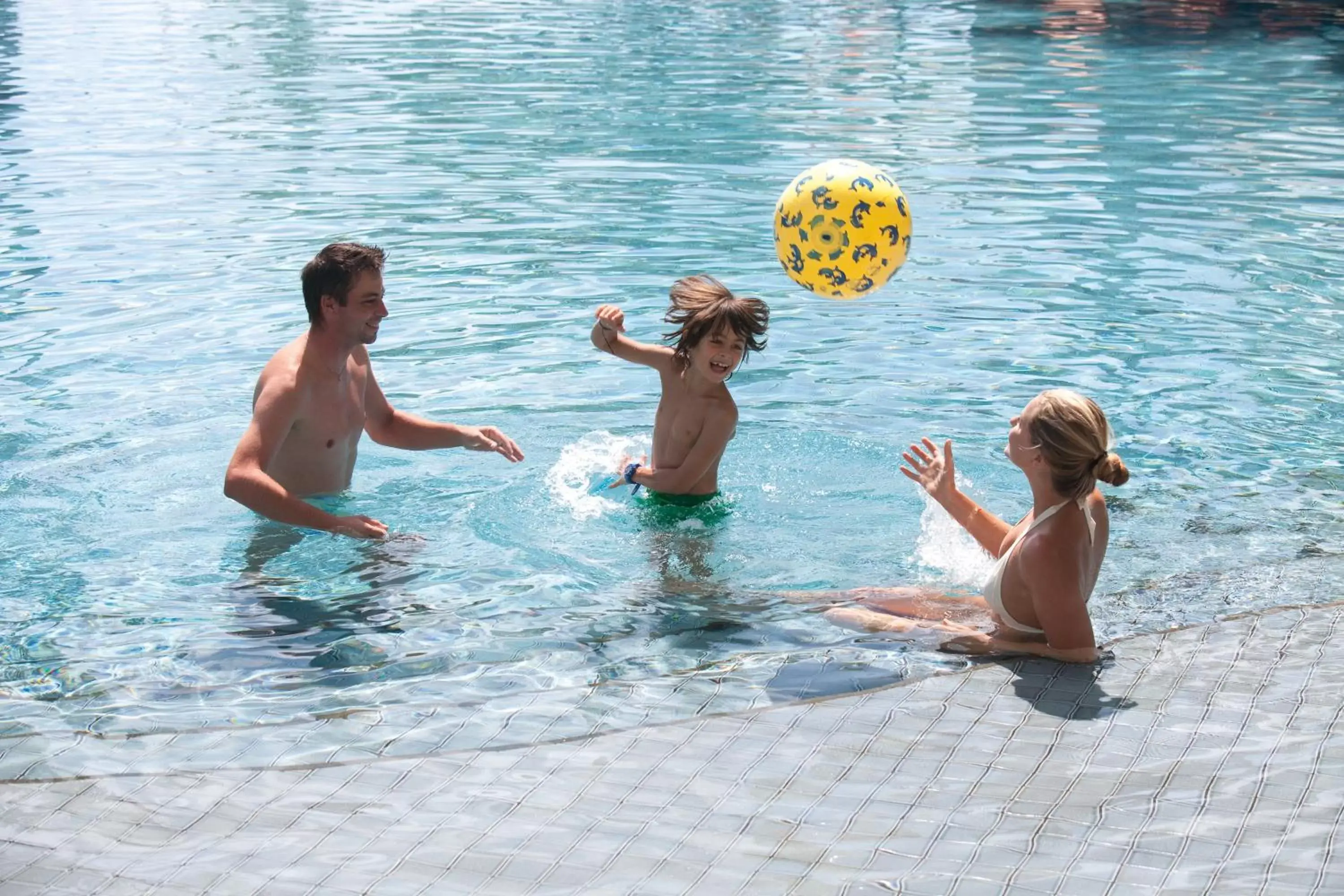 People, Swimming Pool in Constance Belle Mare Plage