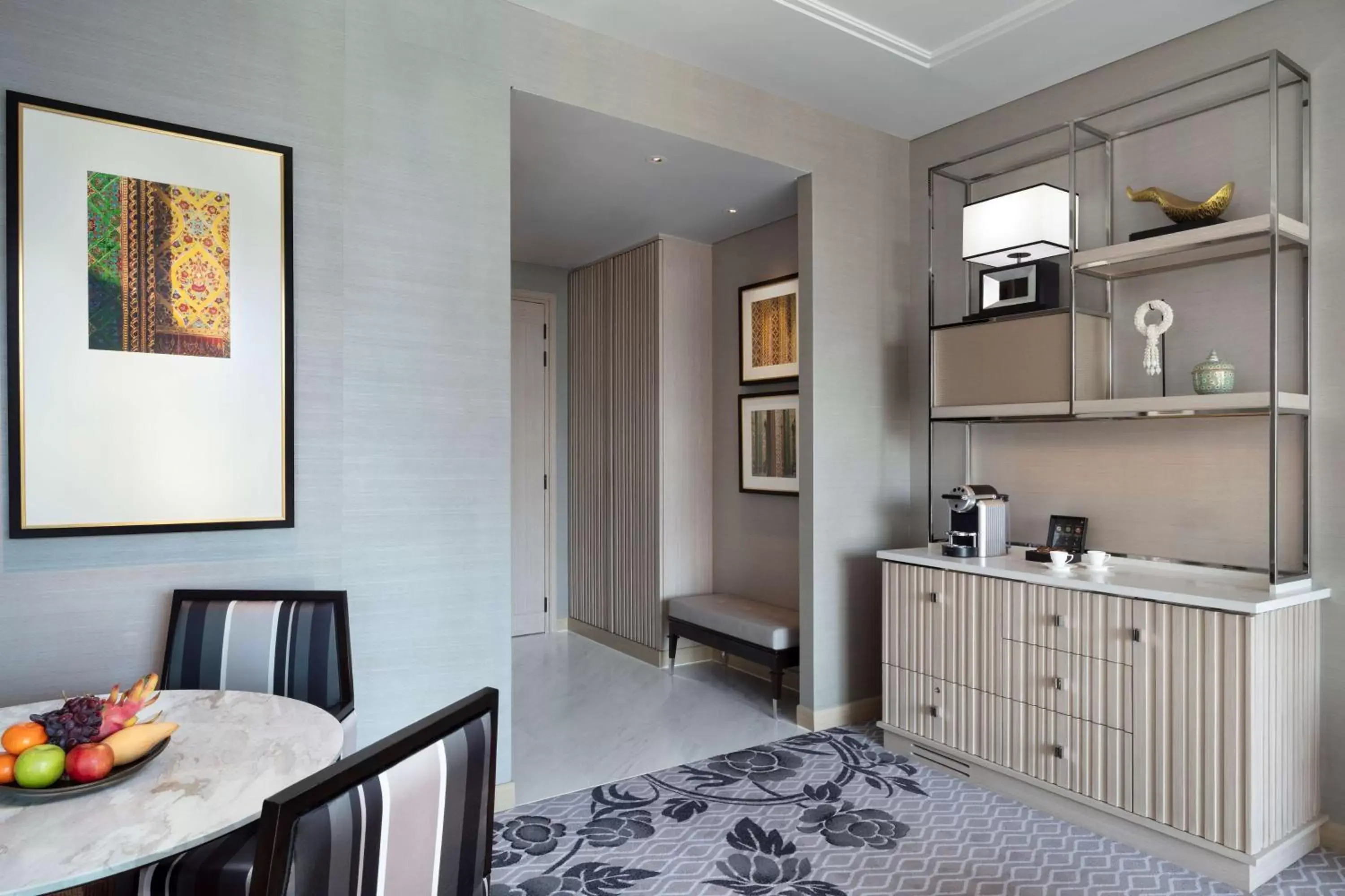 Bedroom, Kitchen/Kitchenette in Sindhorn Kempinski Hotel Bangkok - SHA Extra Plus Certified
