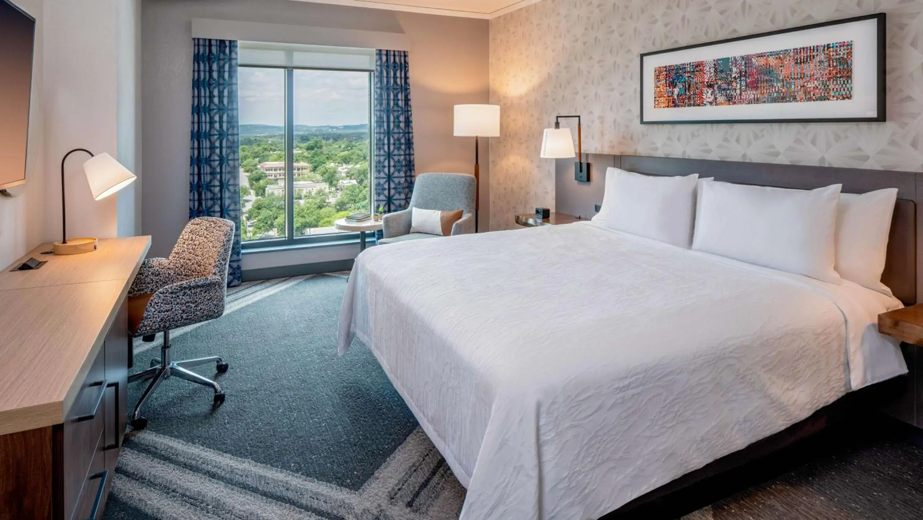 Bedroom, Bed in Hilton Garden Inn Austin University Capitol District