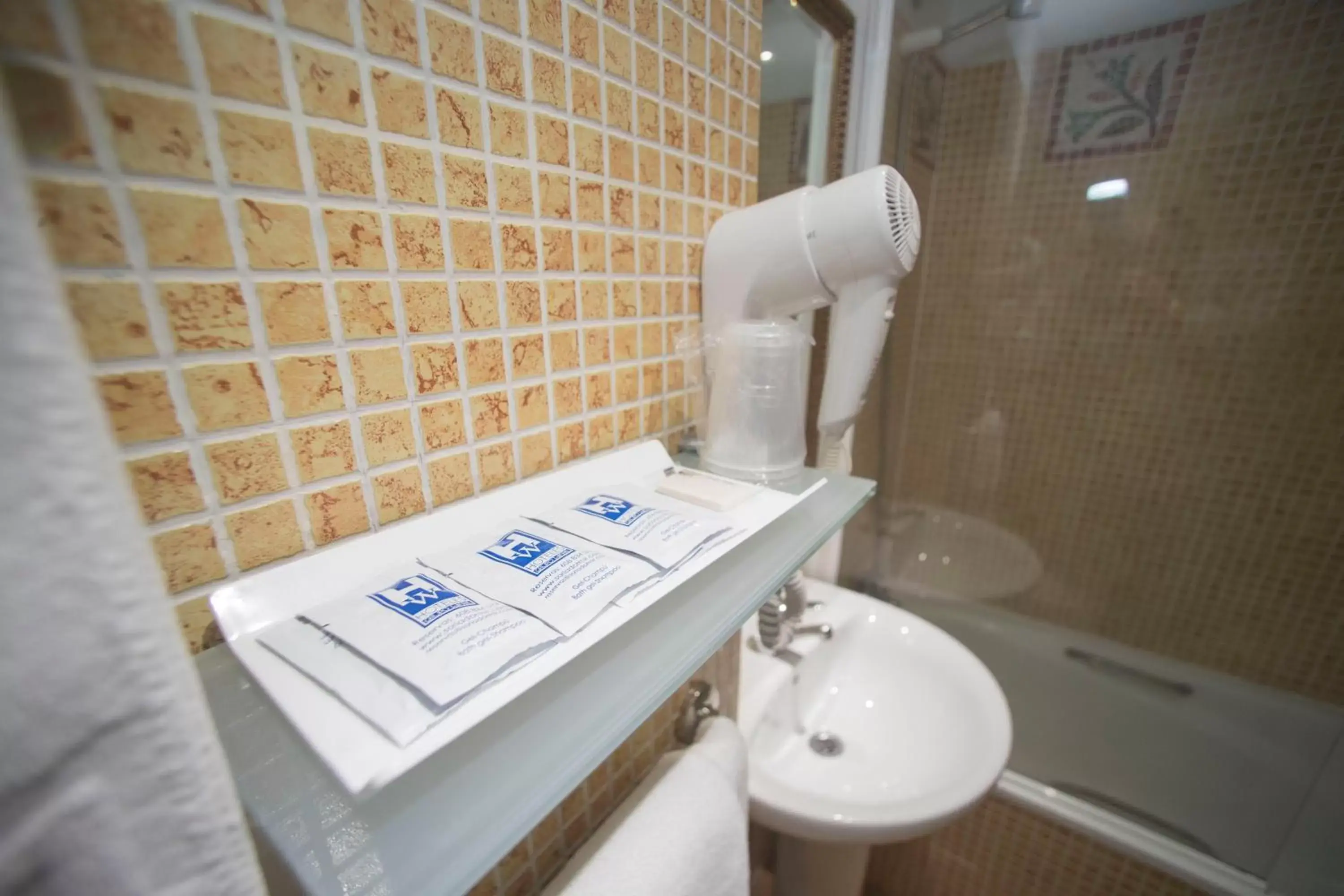 Bathroom in Hotel Alba