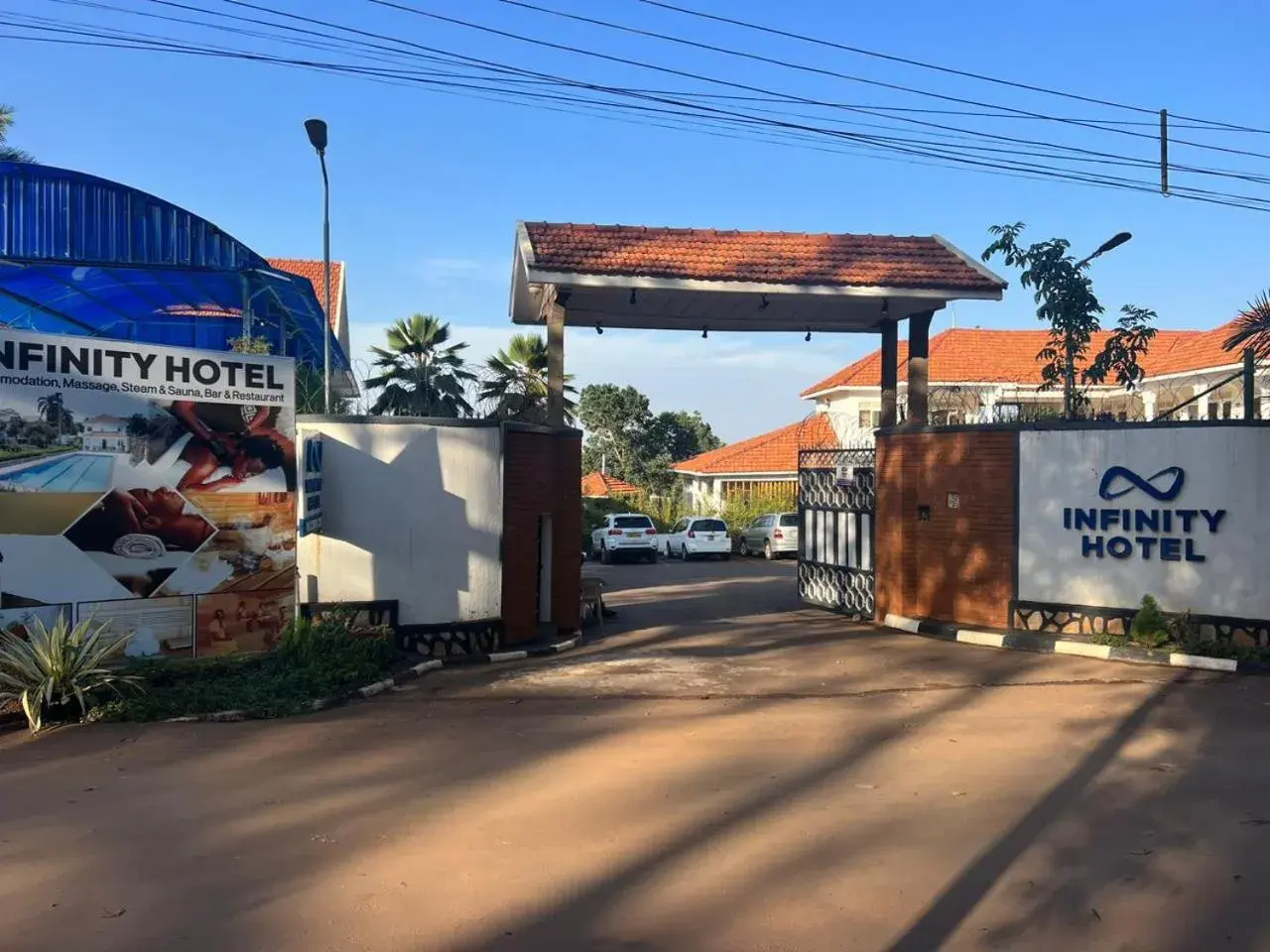 Property building, Property Logo/Sign in Infinity Hotel Kampala