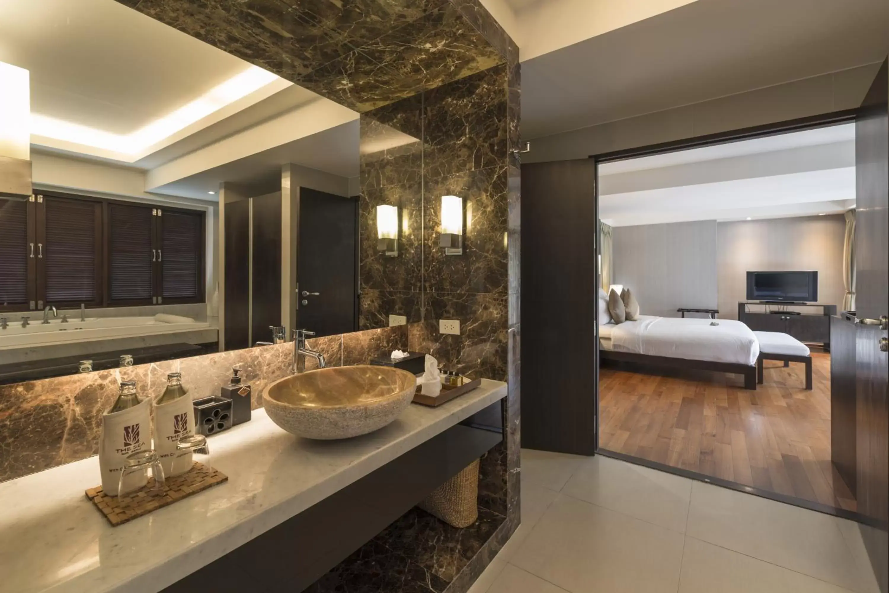 Bathroom in The Sea Koh Samui Resort and Residences by Tolani - SHA Extra Plus