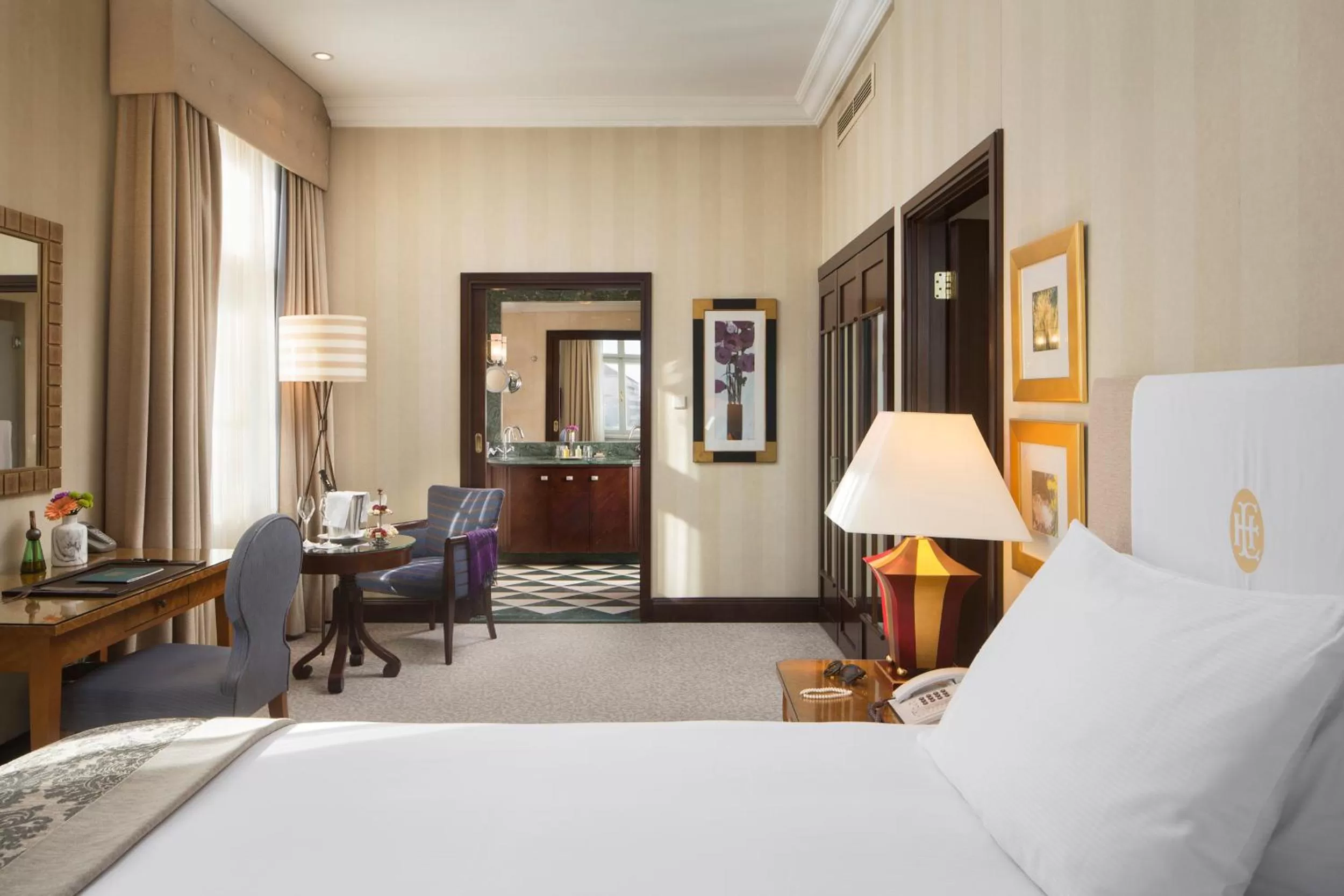 Bed in Esplanade Zagreb Hotel