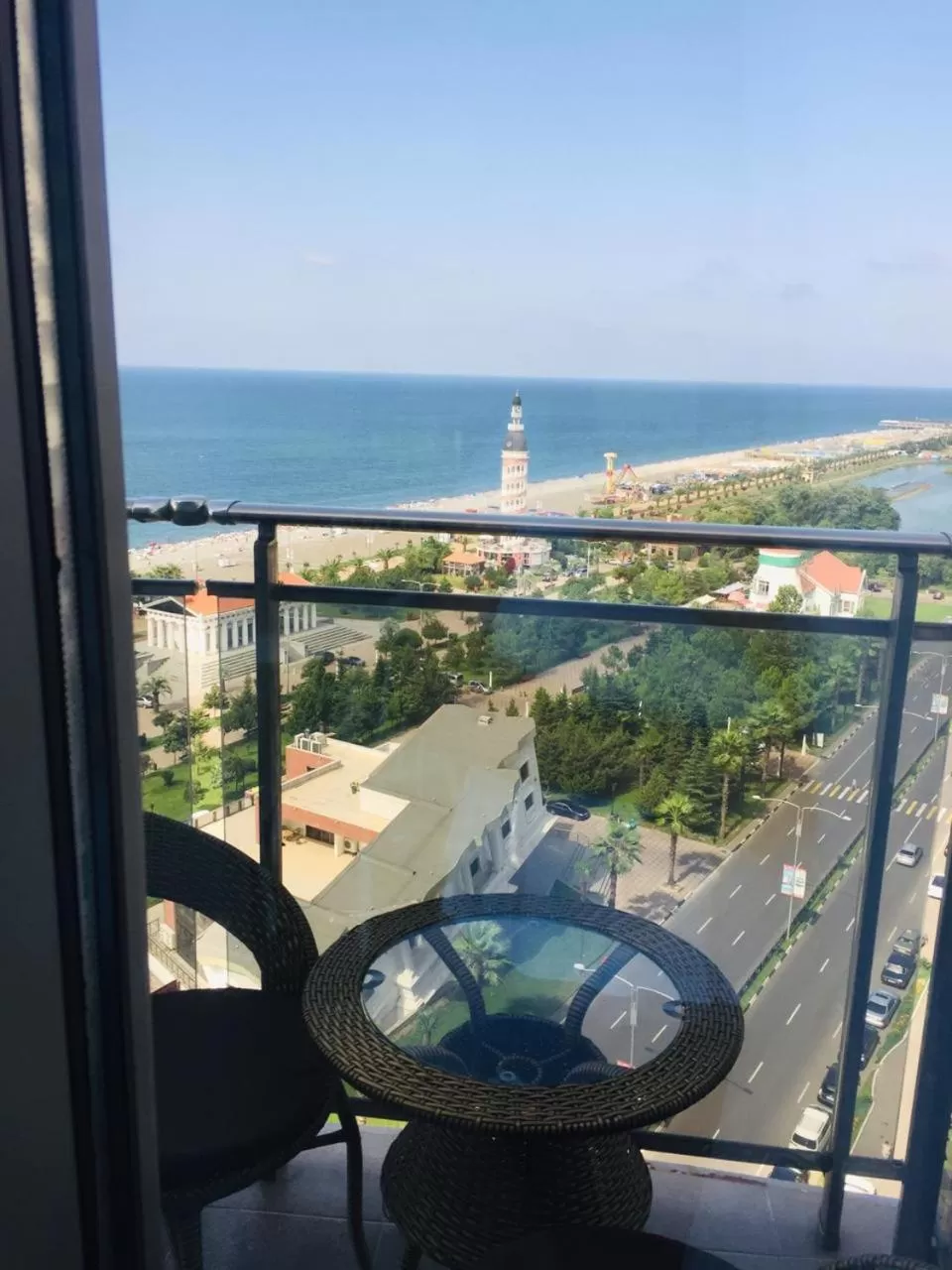 Balcony/Terrace in Aparthotel Holiday Lux Batumi
