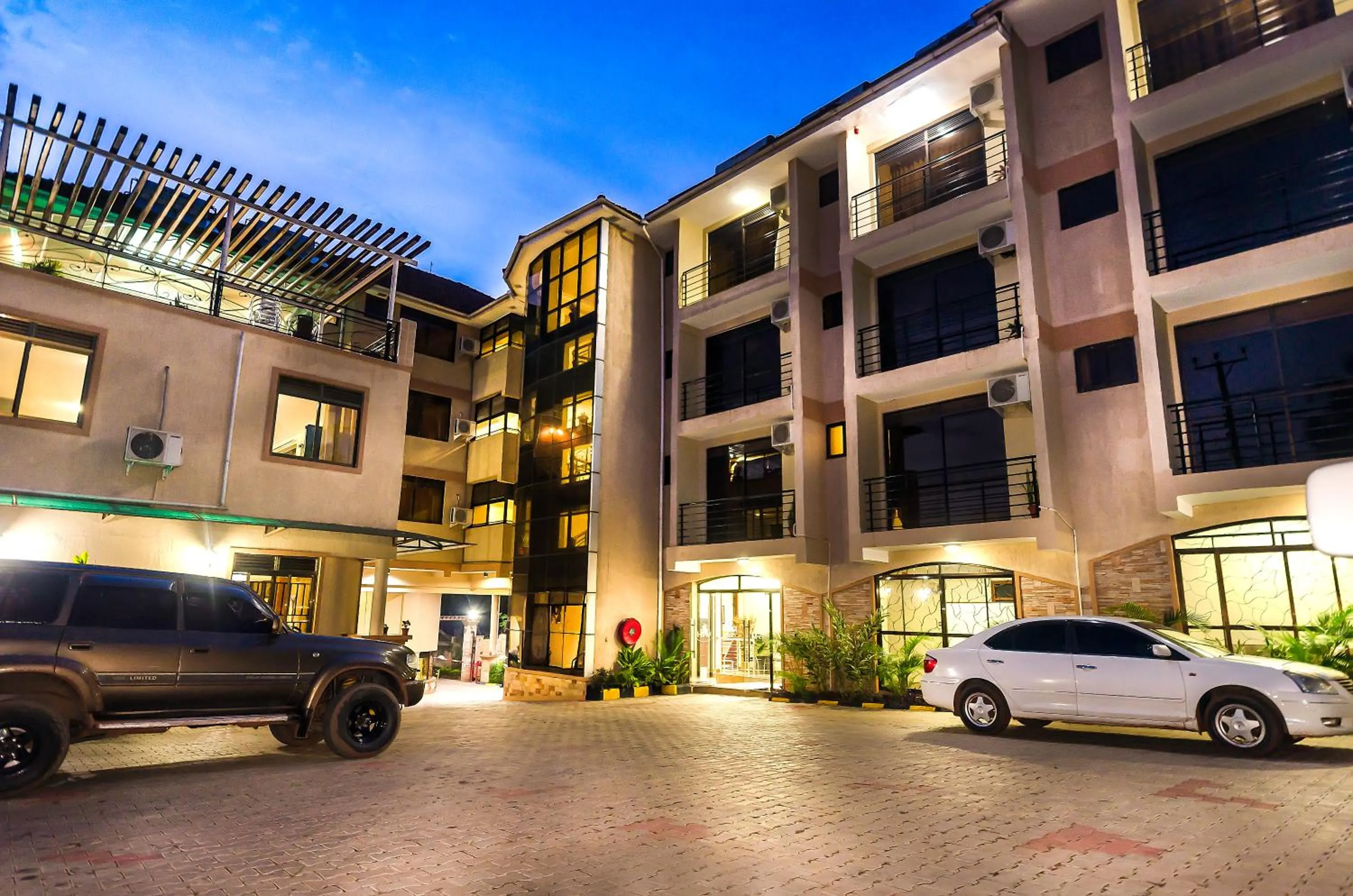 Decorative detail in Marie's Royale Hotel