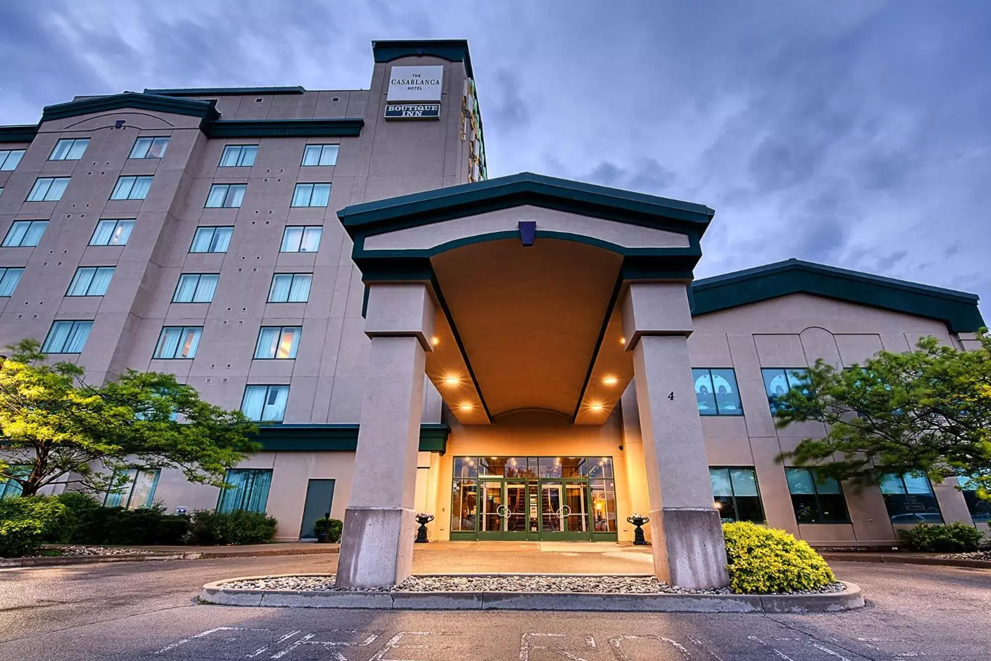 Facade/entrance, Property Building in The Casablanca Hotel