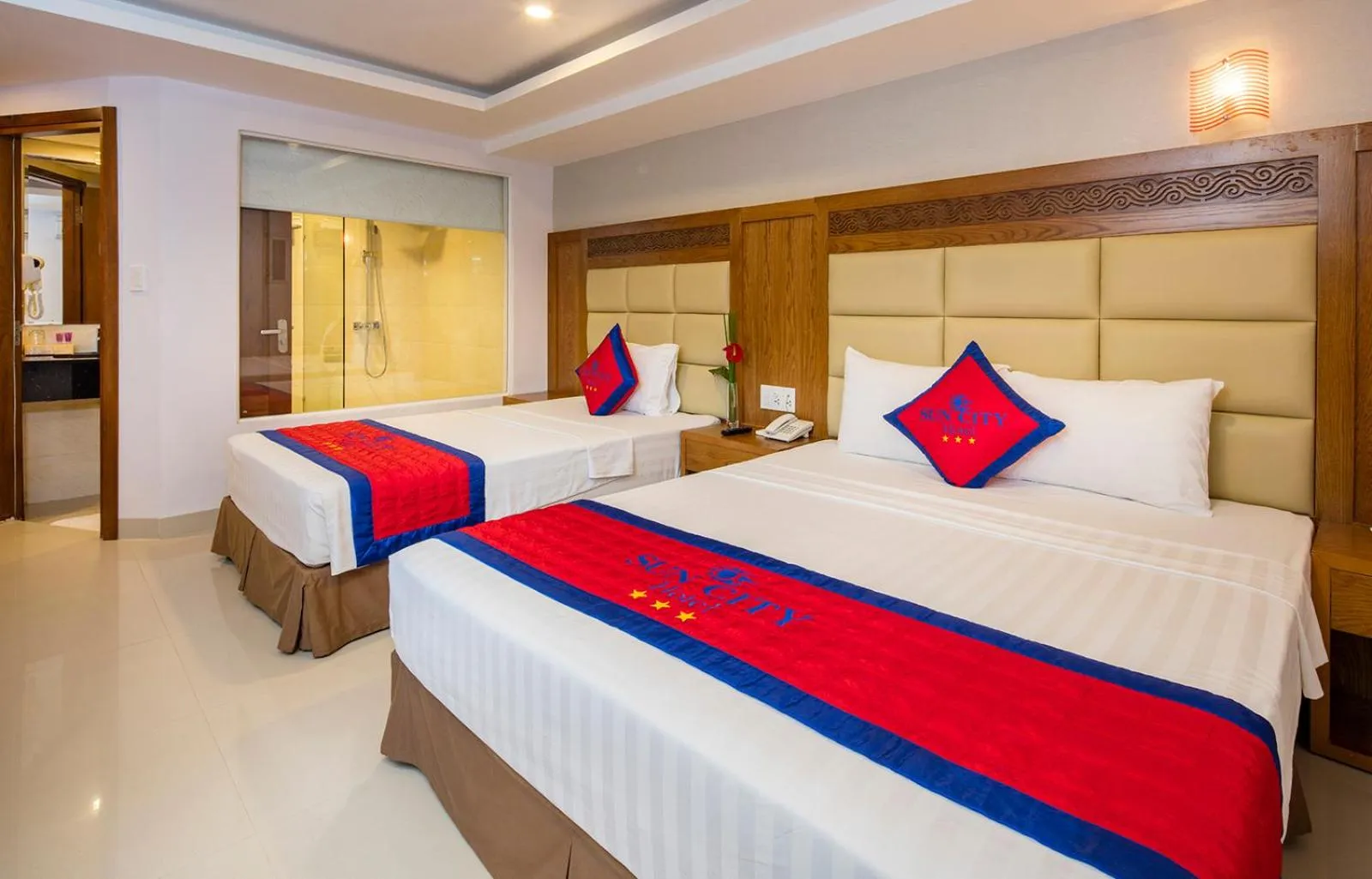 Bed in Sun City Hotel