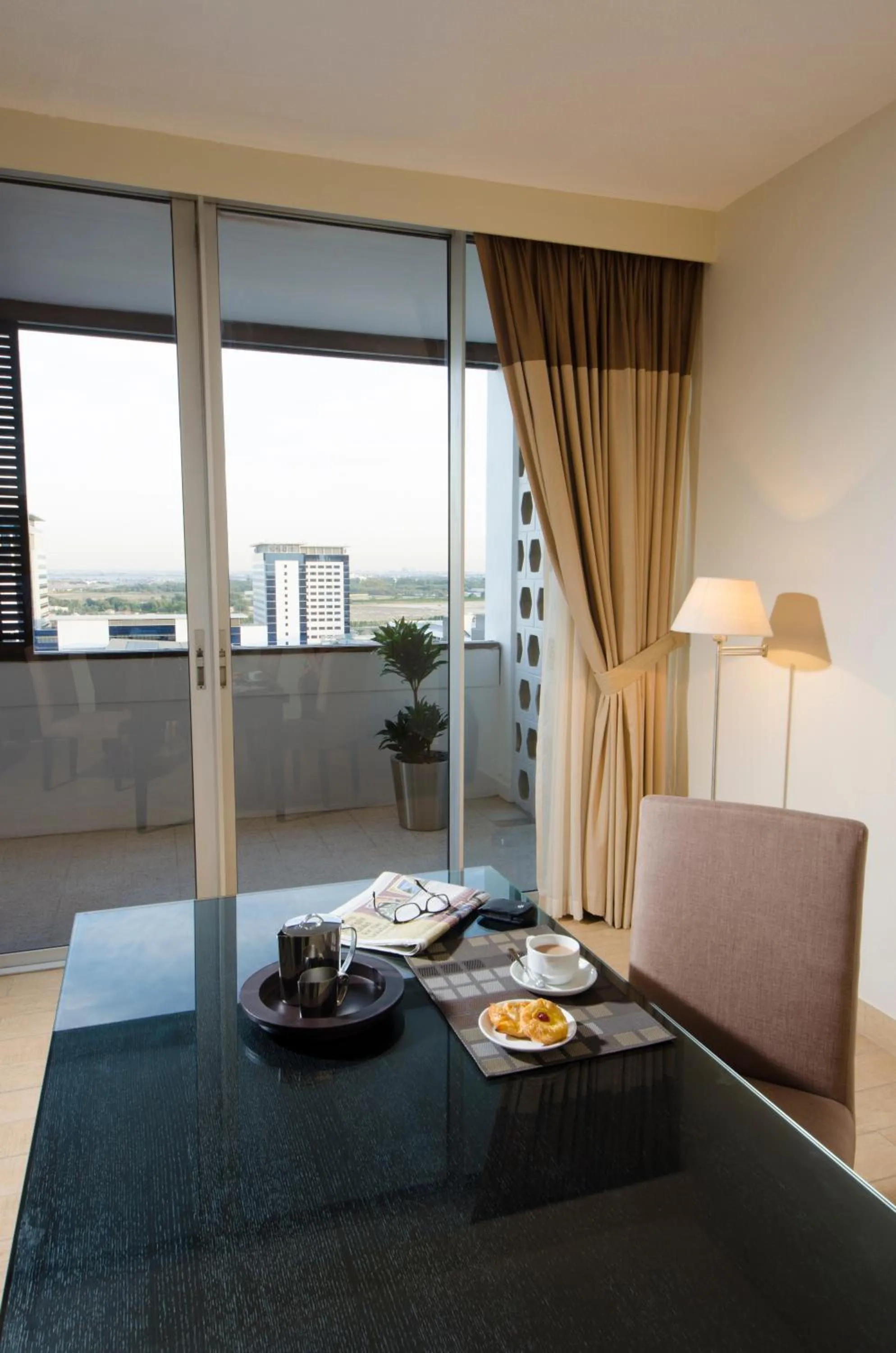 Dining area in The Apartments, Dubai World Trade Centre