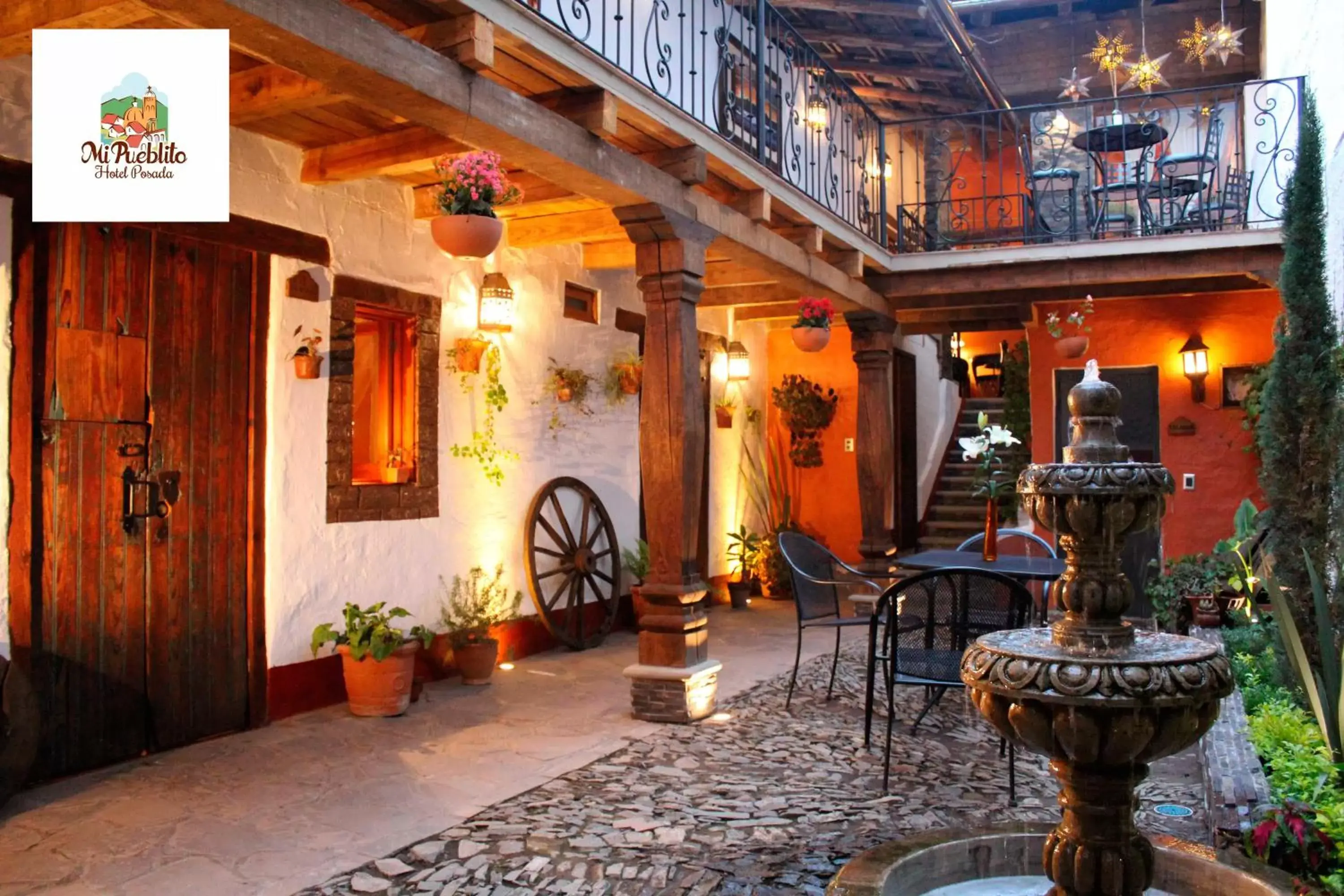 Patio in Hotel Mi Pueblito by Rotamundos