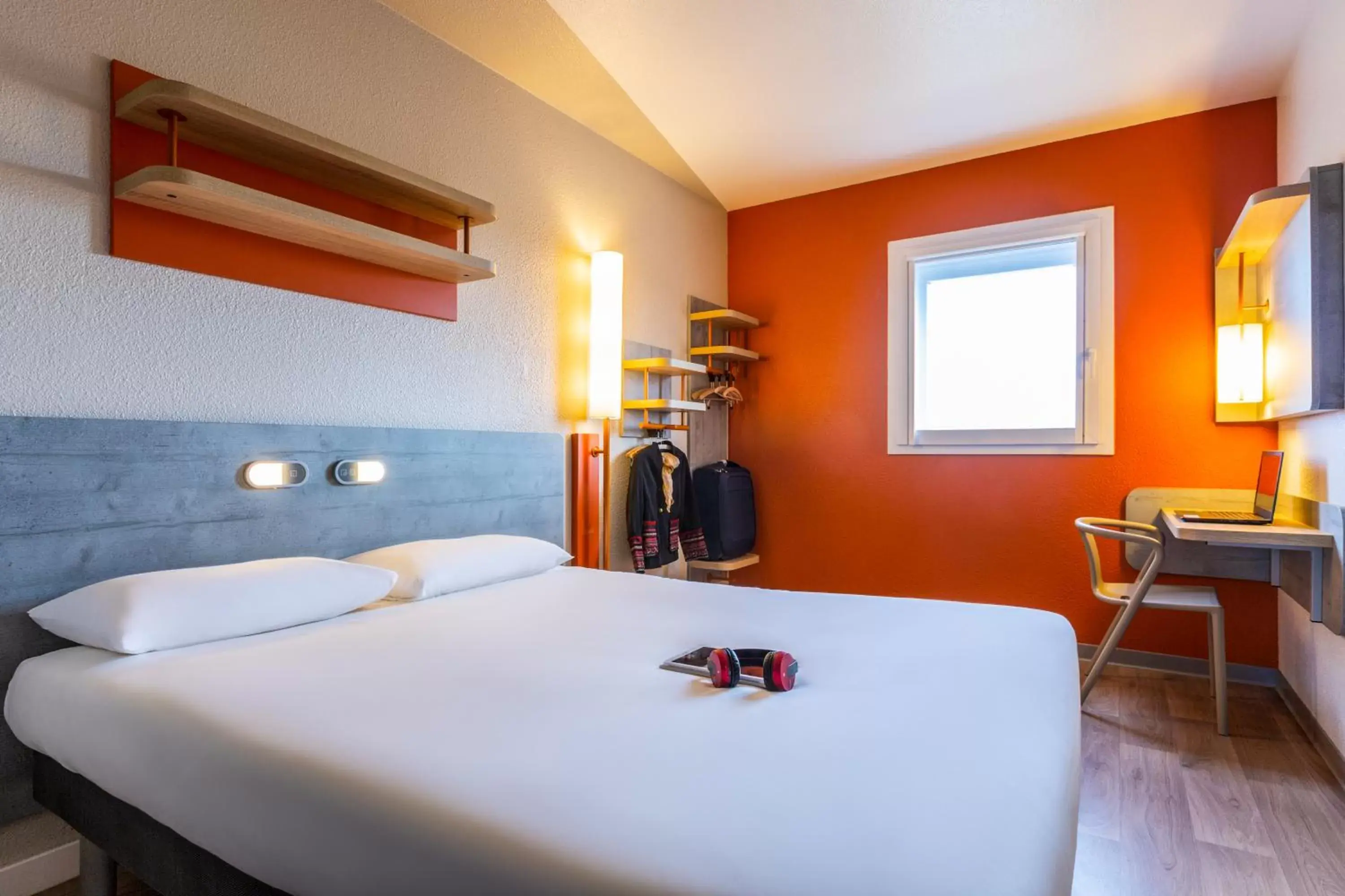 Bed in Ibis Budget Perpignan Nord Rivesaltes