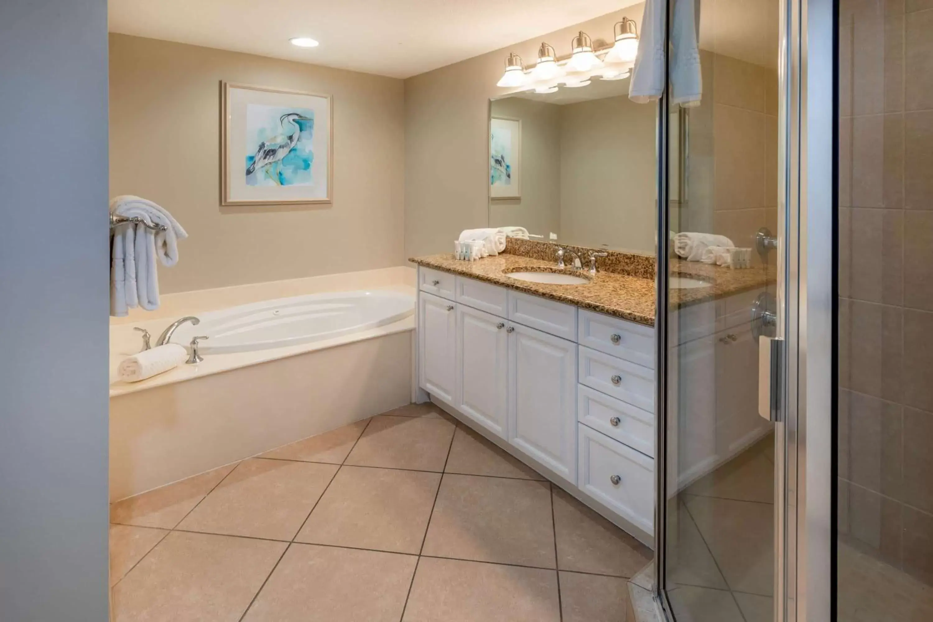 TV and multimedia, Bathroom in Escapes! To The Shores Orange Beach, A Ramada by Wyndham