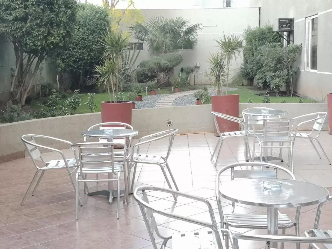 Balcony/Terrace, Restaurant/Places to Eat in Hotel Diego De Almagro Rancagua