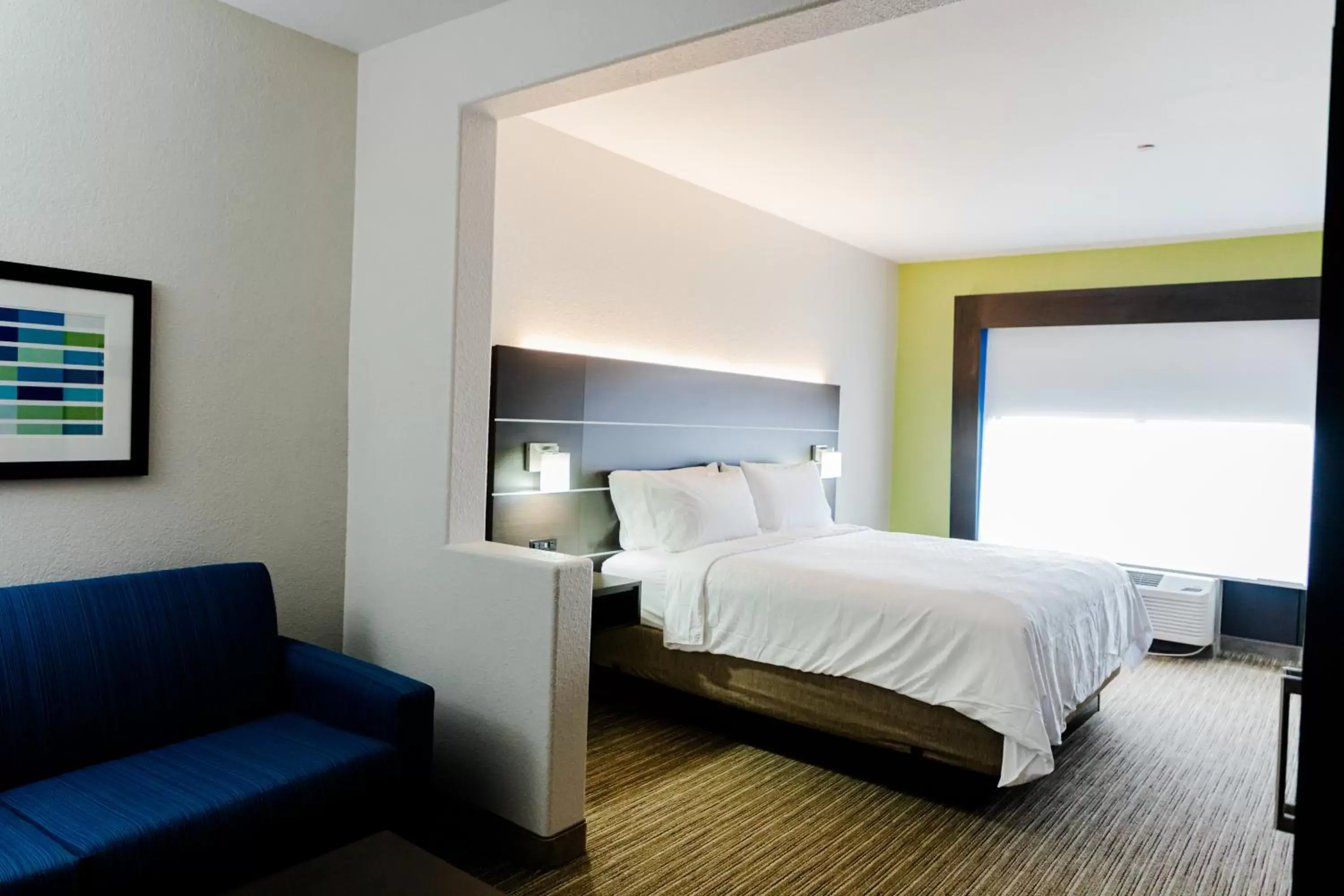 Bed in Holiday Inn Express Hotel & Suites Greenville, an IHG Hotel