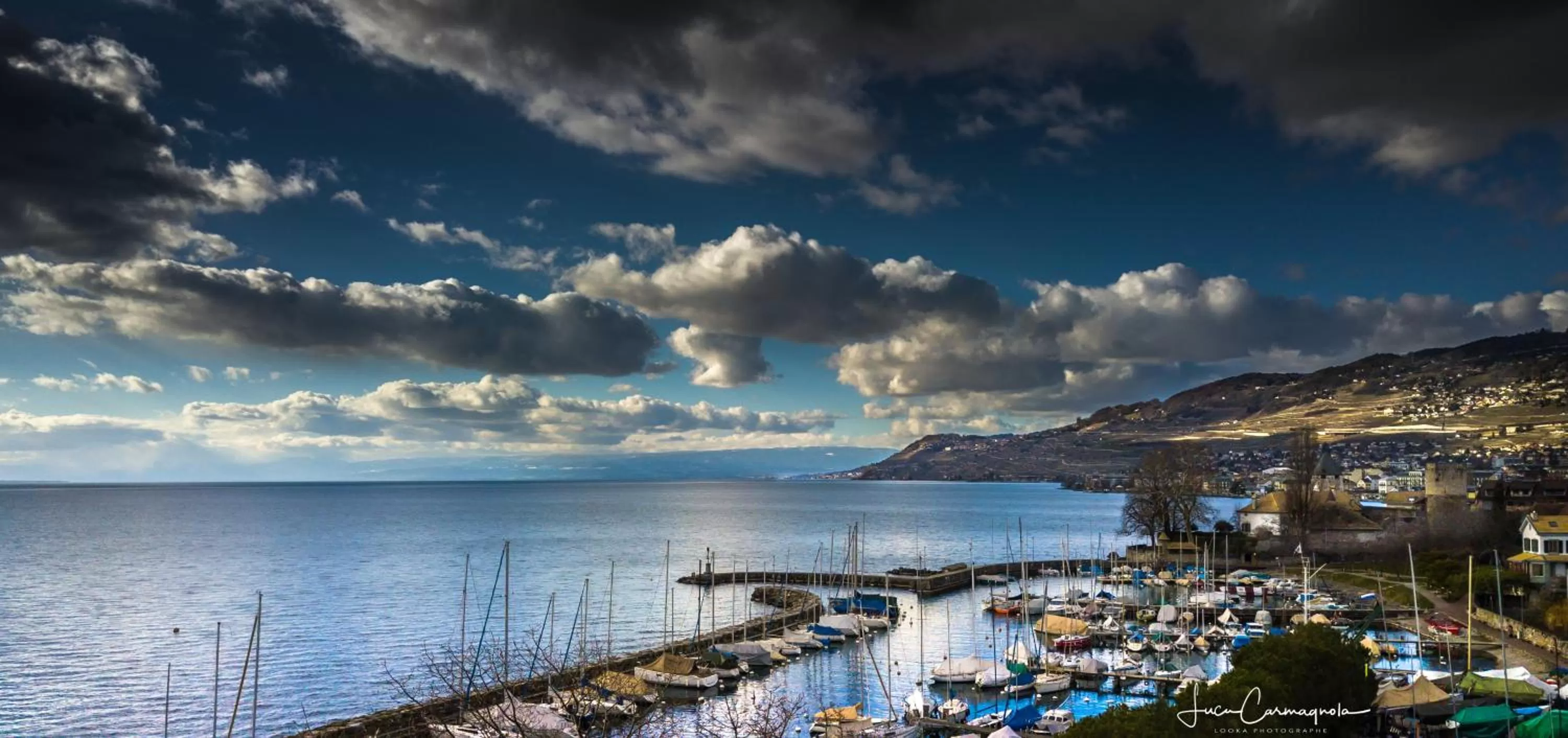 Lake view in Hôtel Bon Rivage