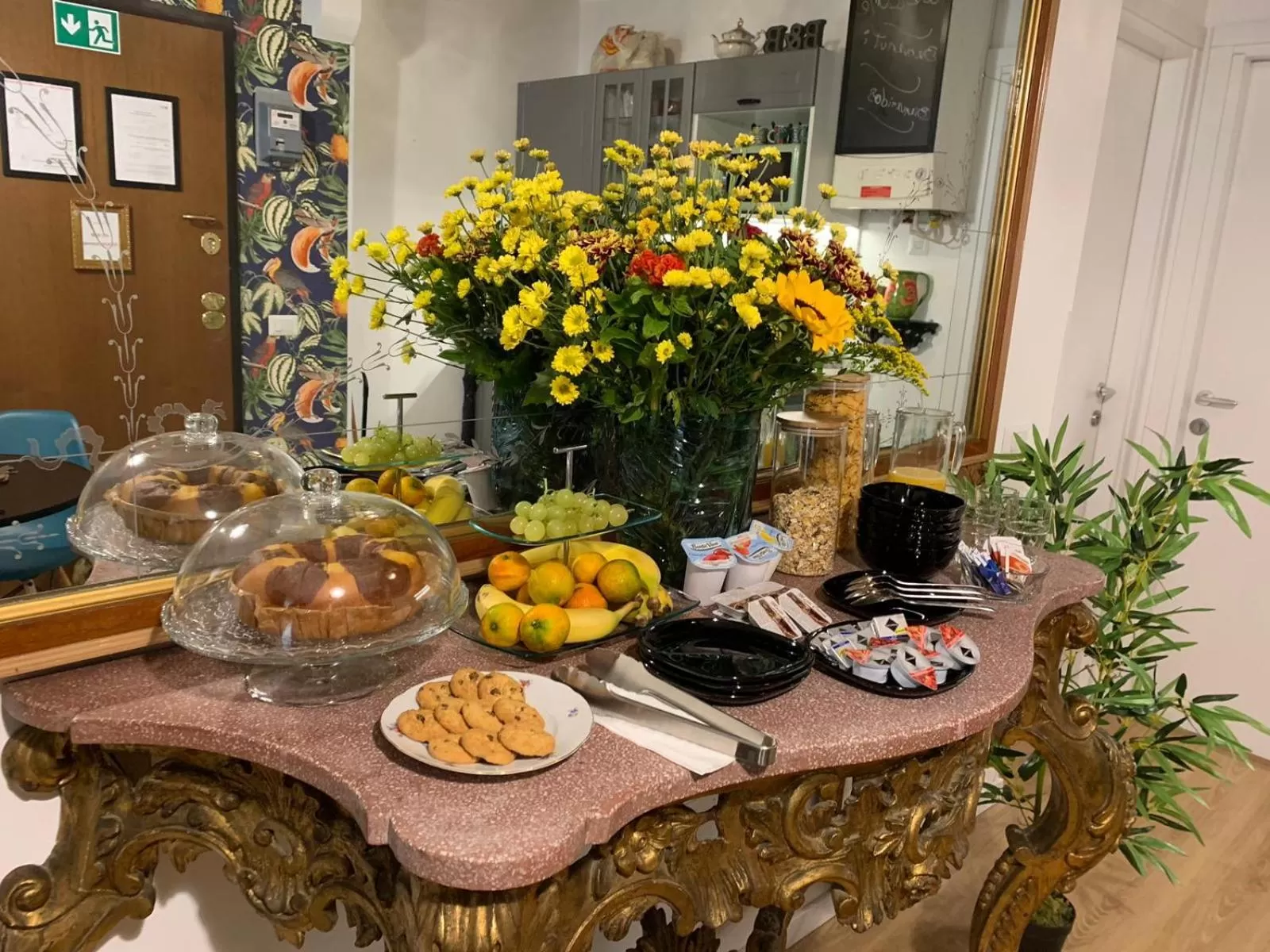 Food and drinks in B&B Ventisei Scalini A Trastevere