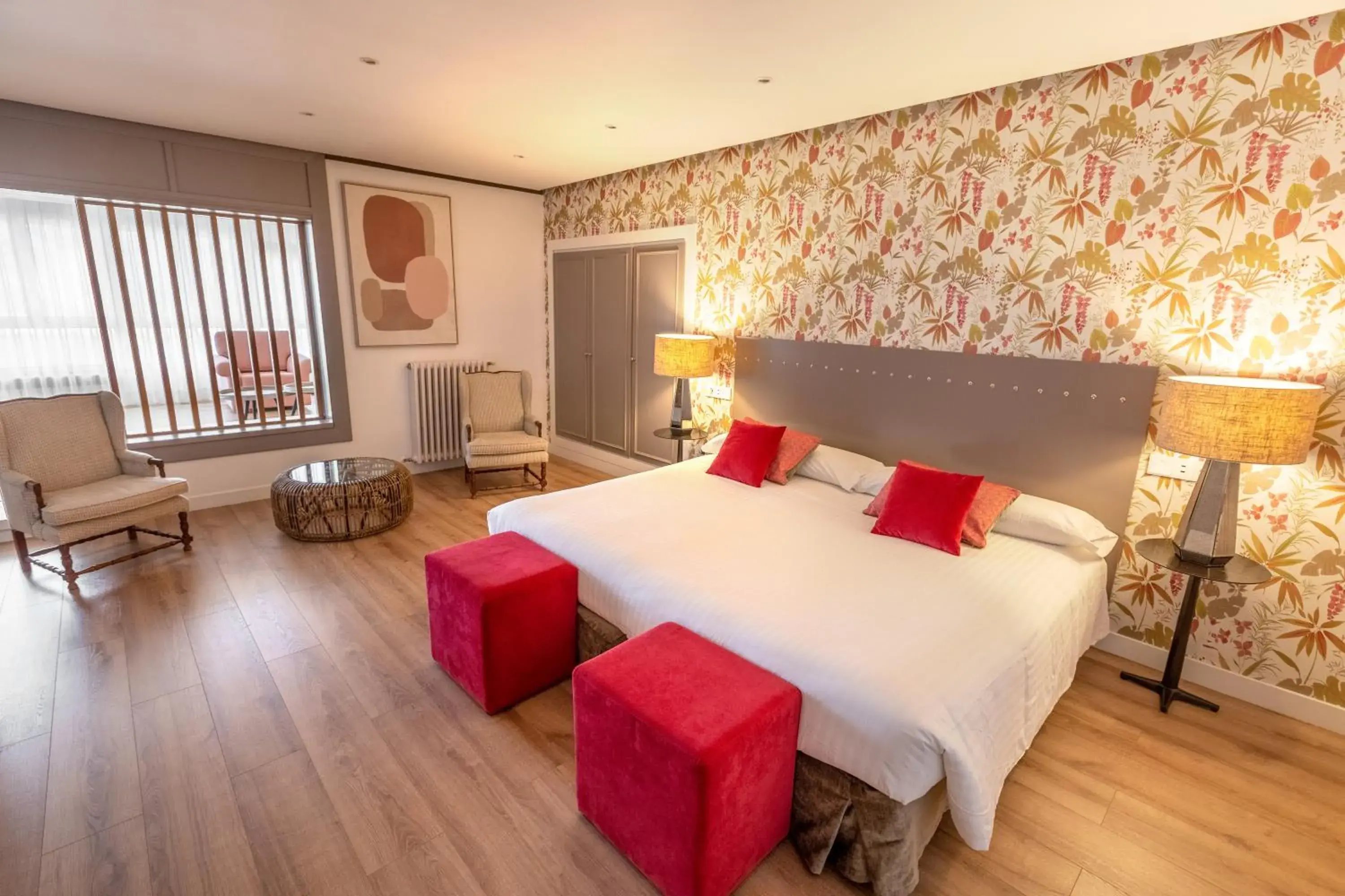 Bedroom, Bed in Gran Hotel del Sella