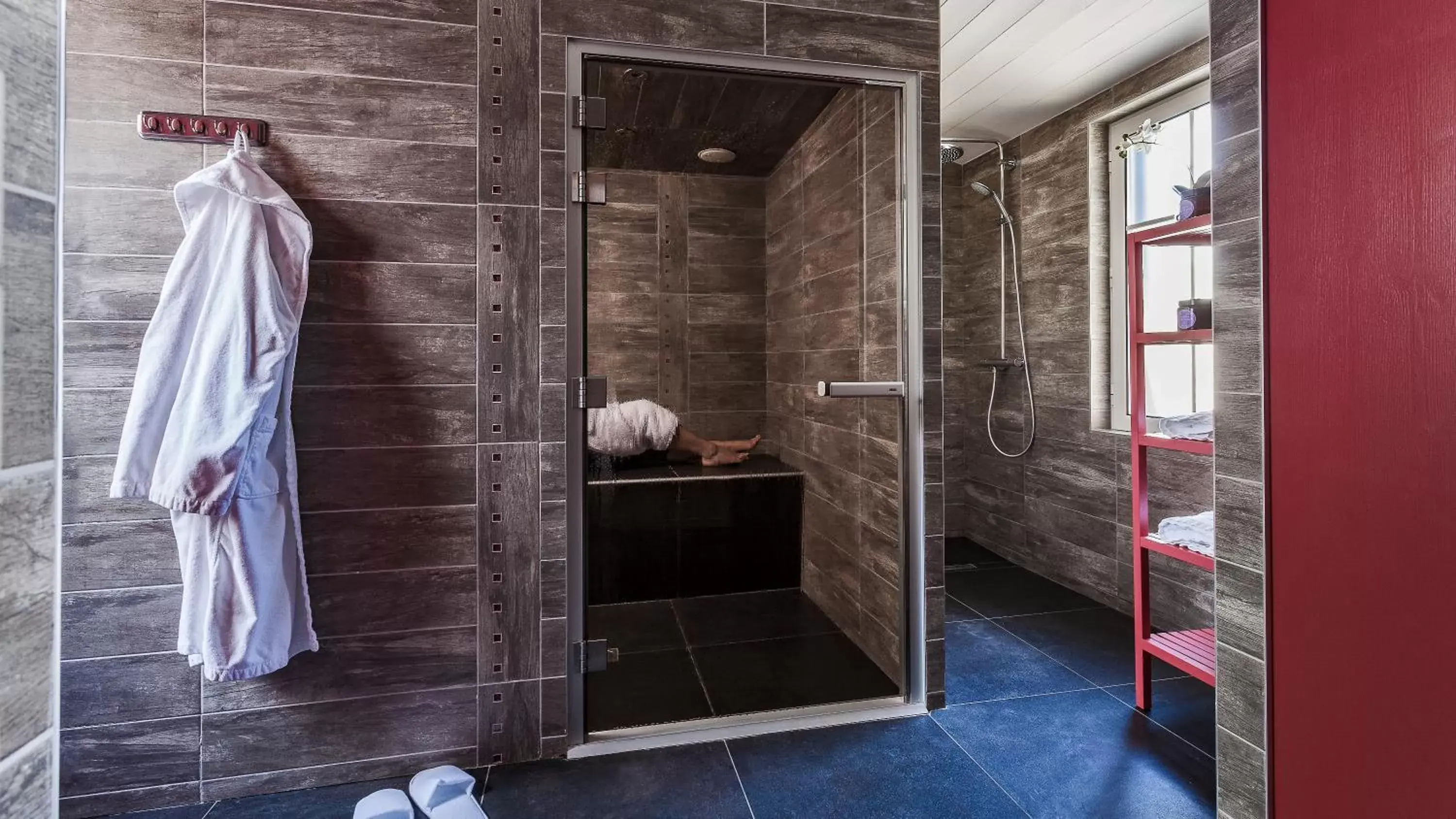 Steam room, Bathroom in Hotel Les Bois Flottais