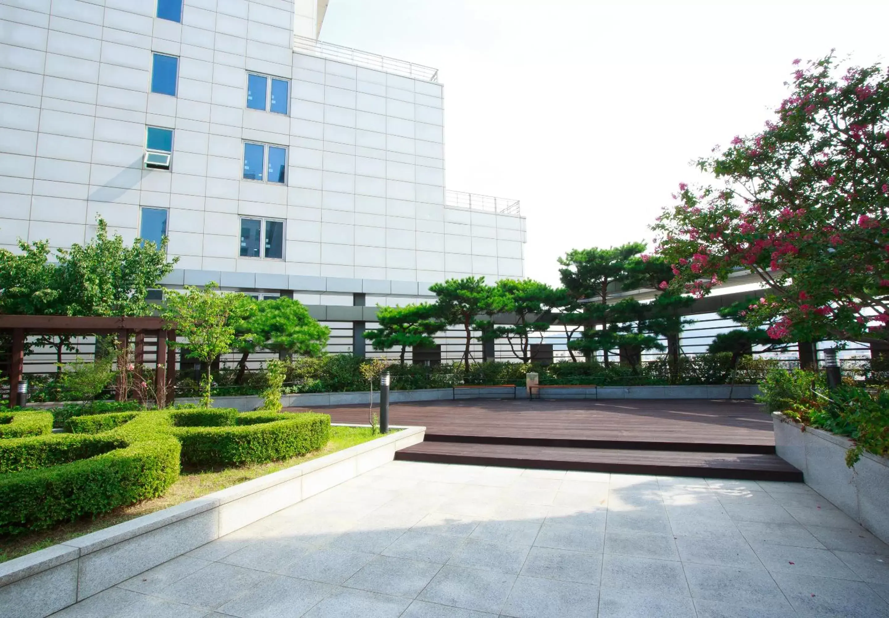 Garden, Property Building in Gangnam Artnouveau City