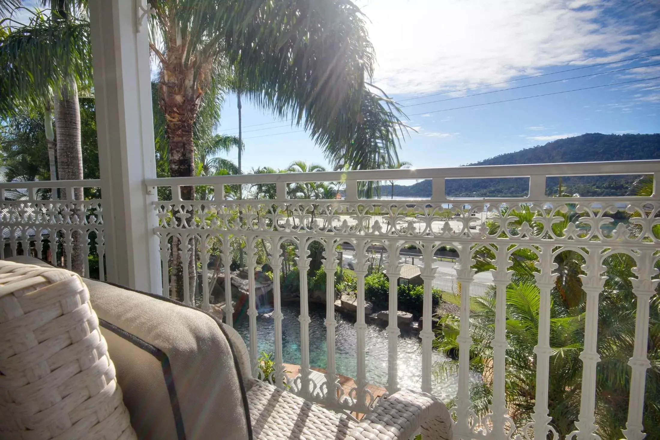 Balcony/Terrace in Colonial Palms Motor Inn