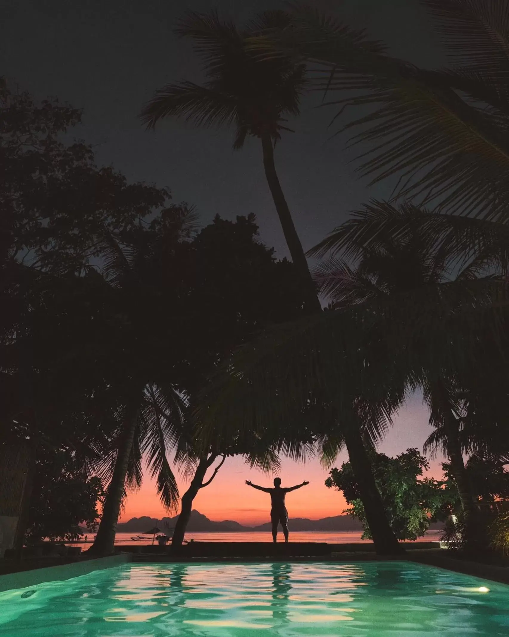 Swimming pool, Beach in Buko Beach Resort