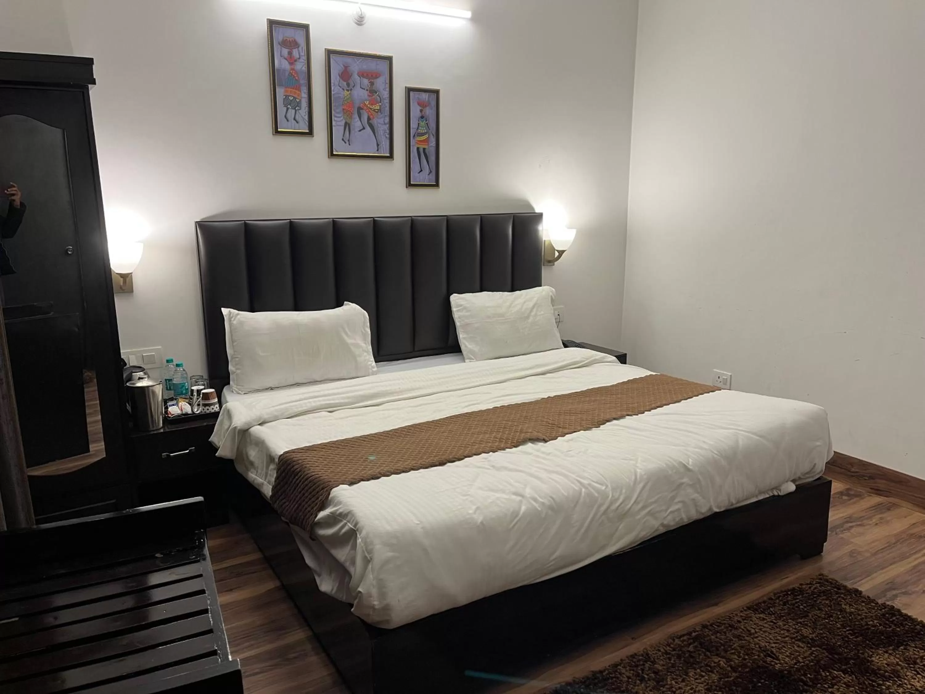 Bed in Cedar Woods Resort