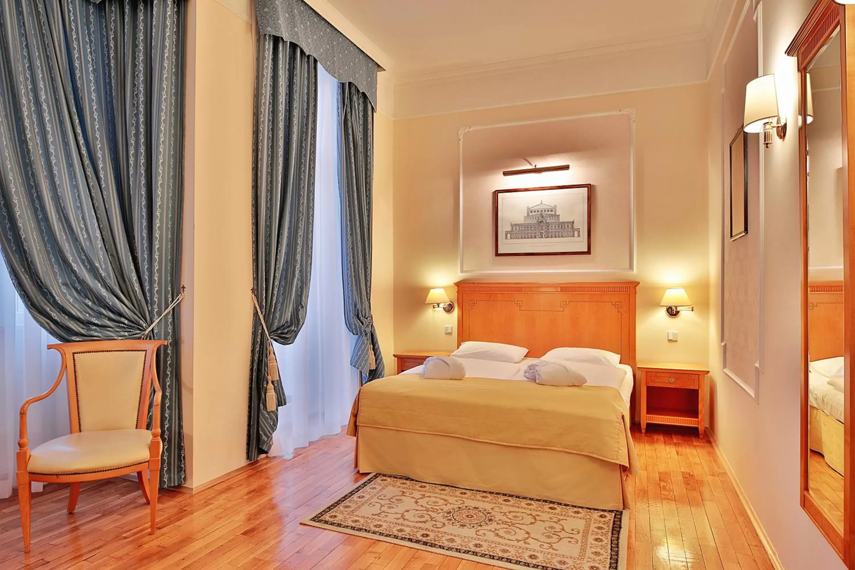 Bedroom, Bed in Belvedere Wellness Hotel Bedroom, Bed in Belvedere Wellness Hotel