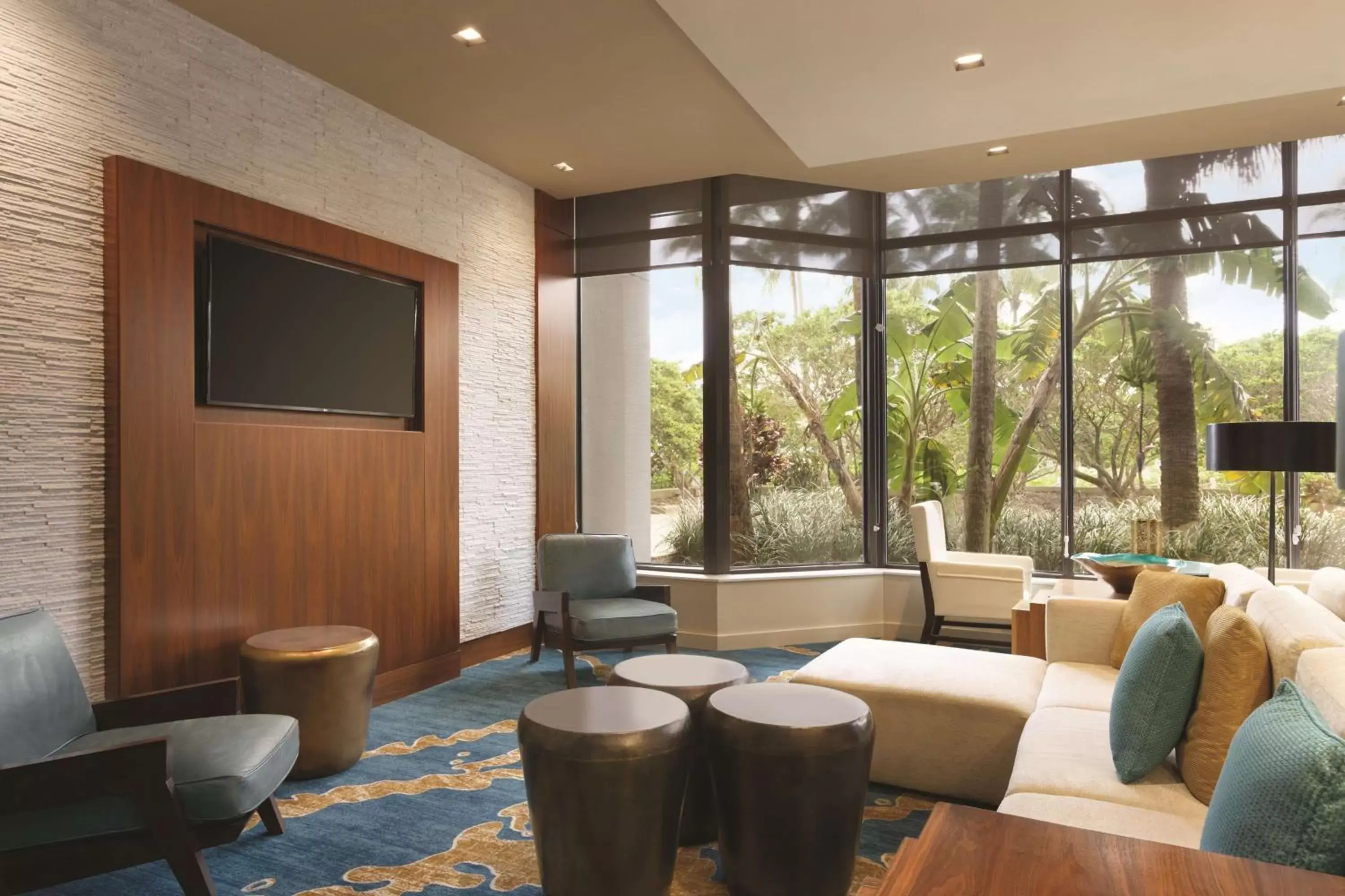 Lobby or reception, Lounge/Bar in Hilton Miami Airport Blue Lagoon