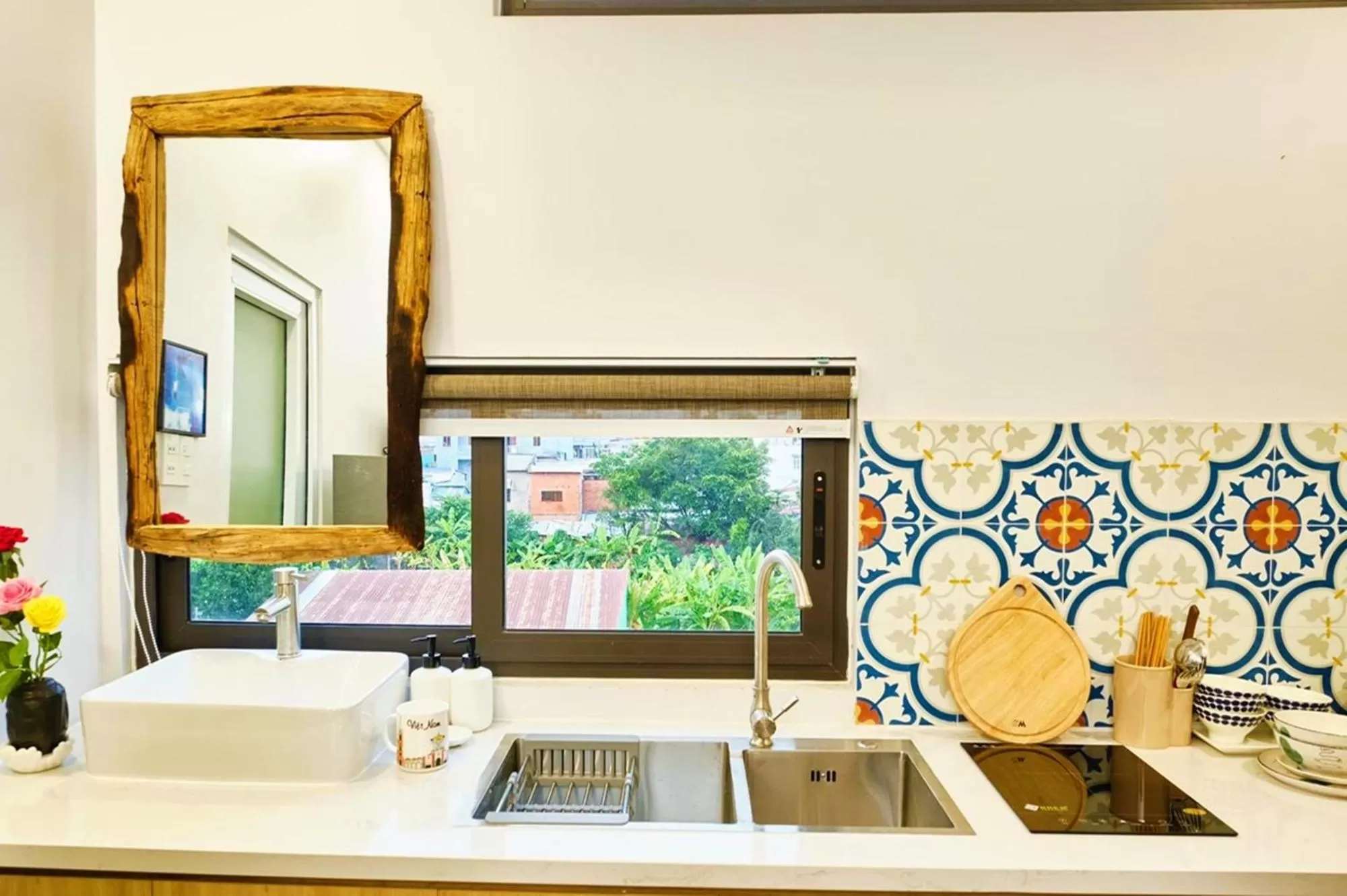 Kitchen or kitchenette in Cherry Apartment - Thao Dien Centre