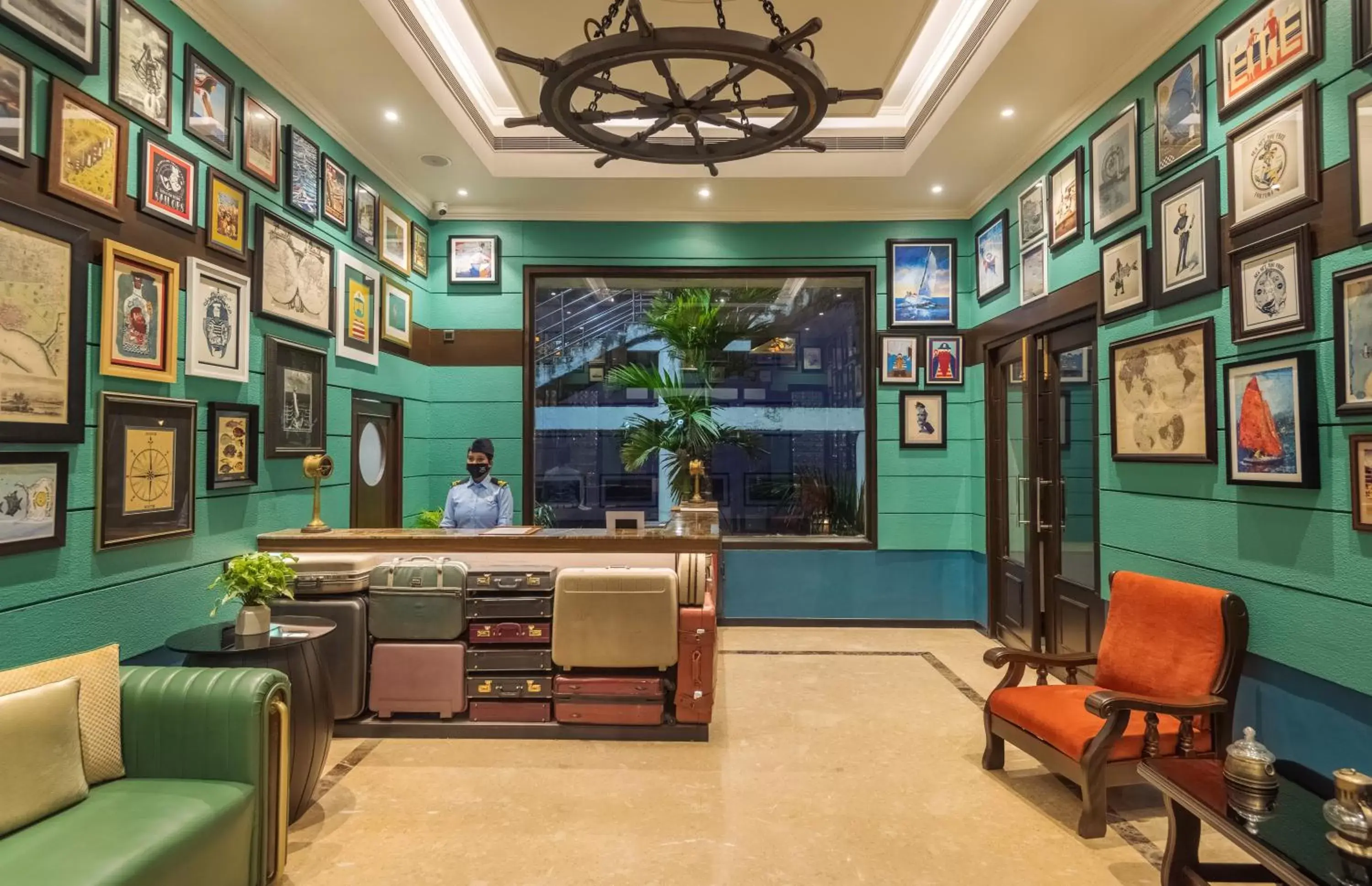 Lobby or reception, Lobby/Reception in Polo Floatel Kolkata