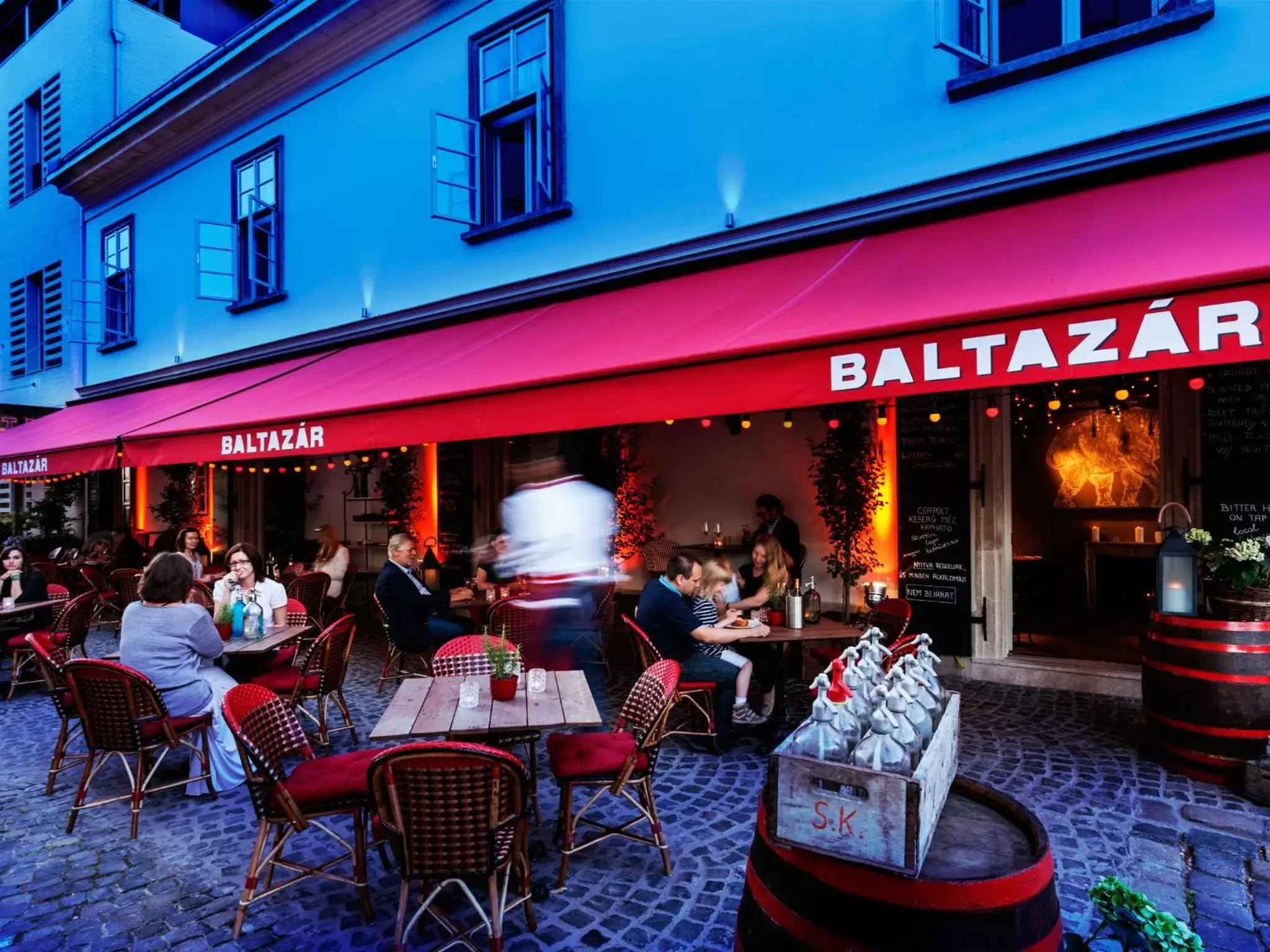 Facade/entrance, Restaurant/Places to Eat in BALTAZÁR Boutique Hotel by Zsidai Hotels at Buda Castle