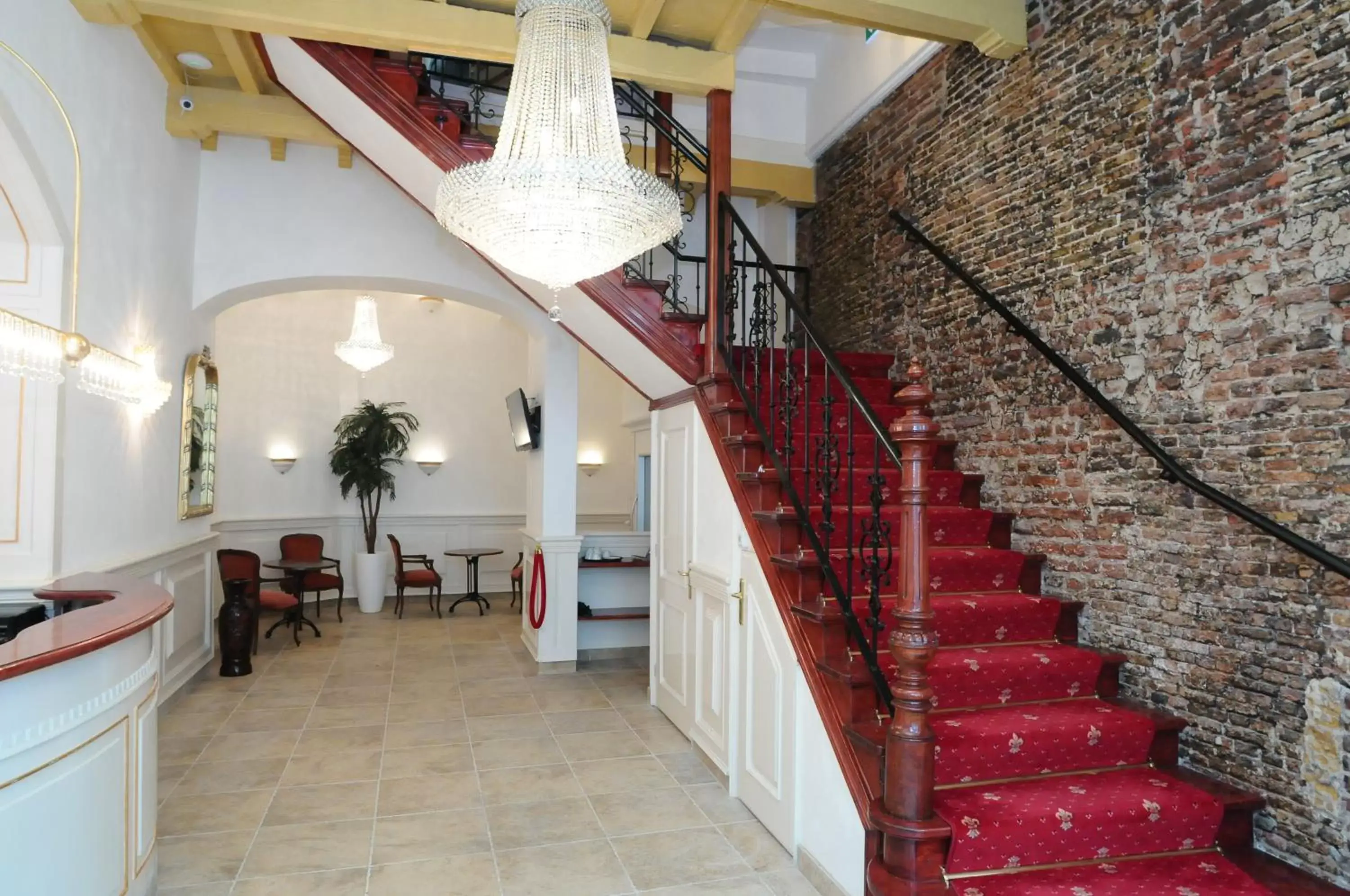 Lobby or reception in Hotel De Gulden Waagen
