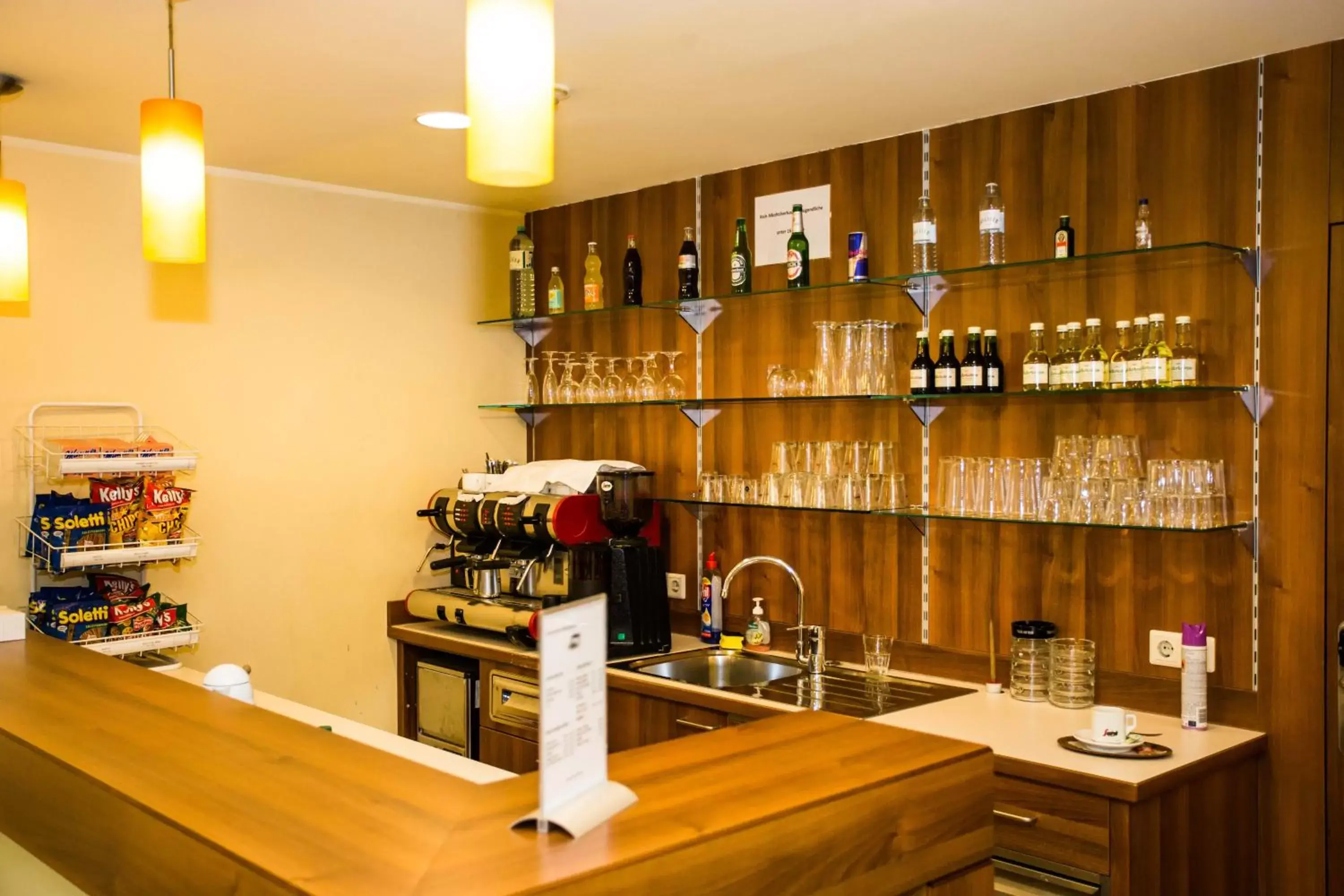 Lobby or reception, Kitchen/Kitchenette in Hotel Geblergasse