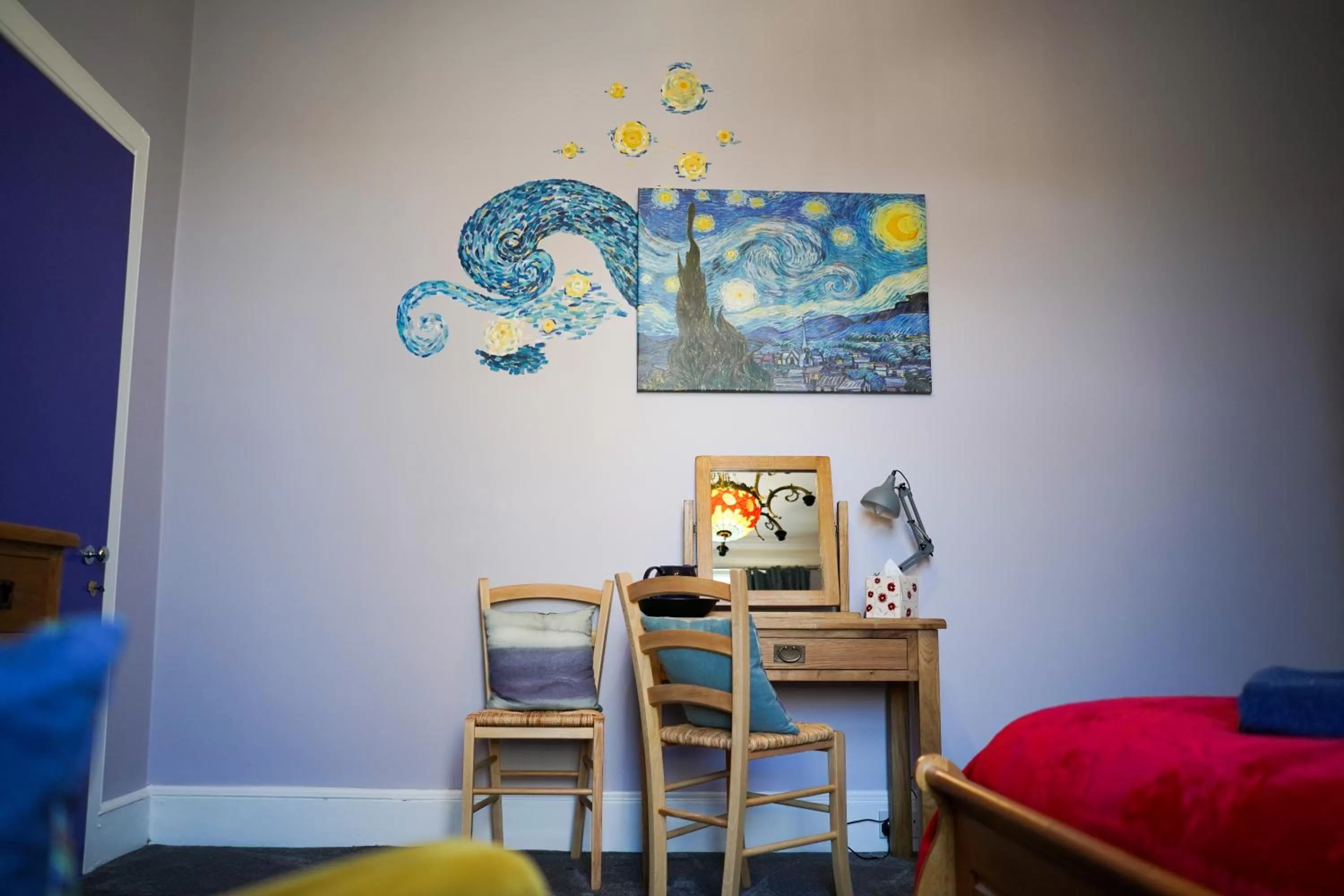 Bedroom in The Art Bank