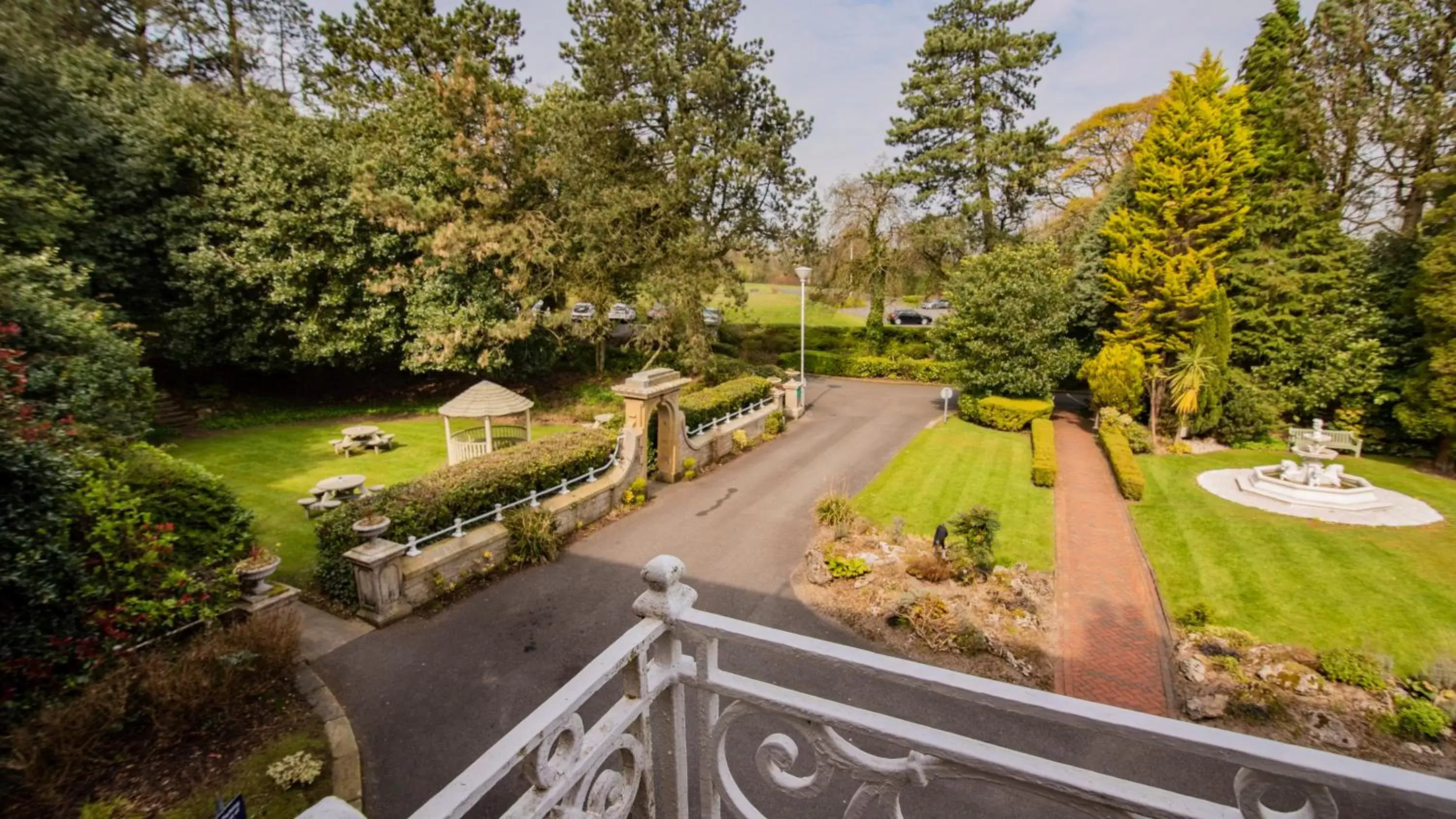 Garden in Astley Bank Hotel