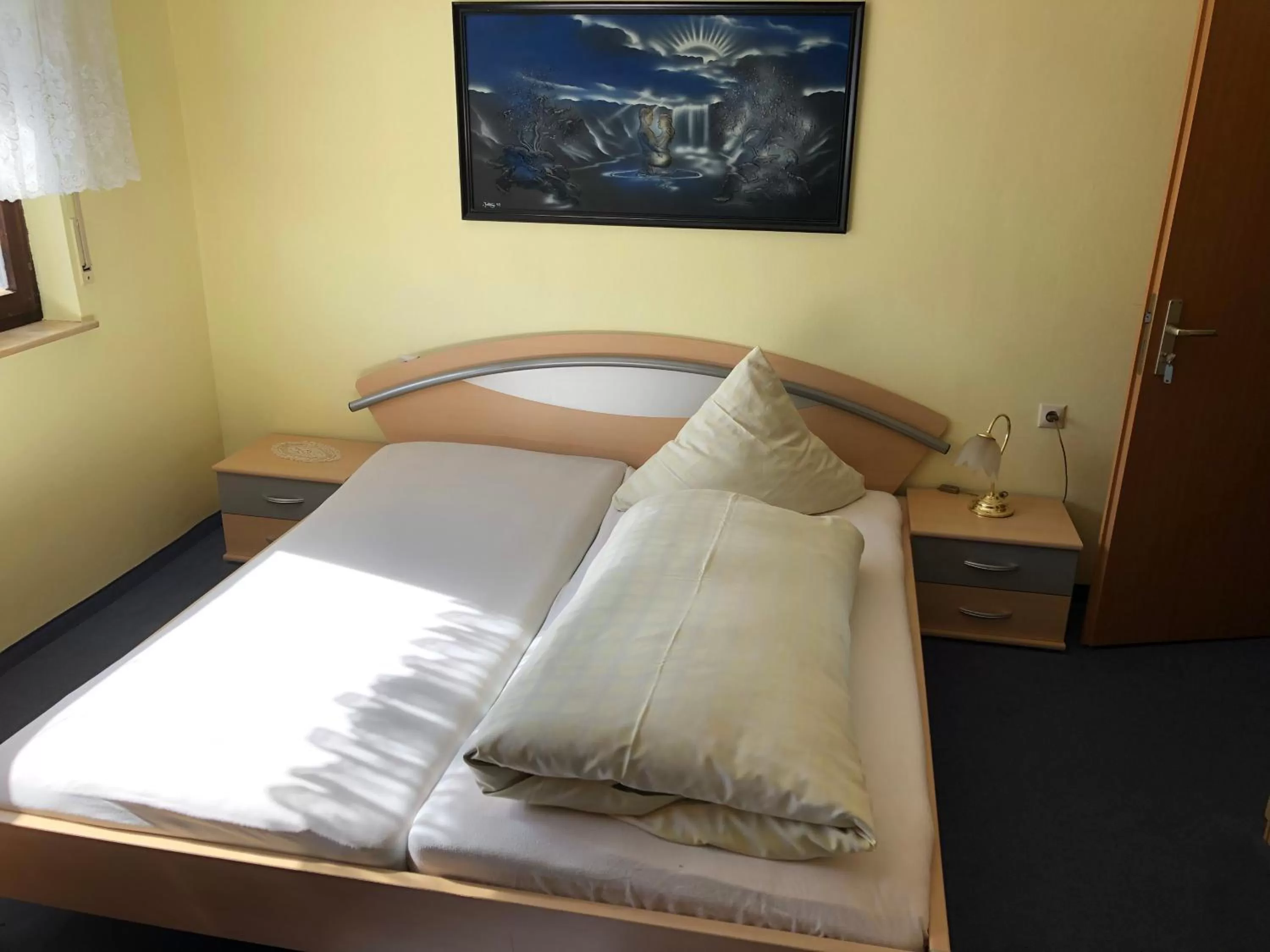 Bed in Hotel Cafe Waldeck