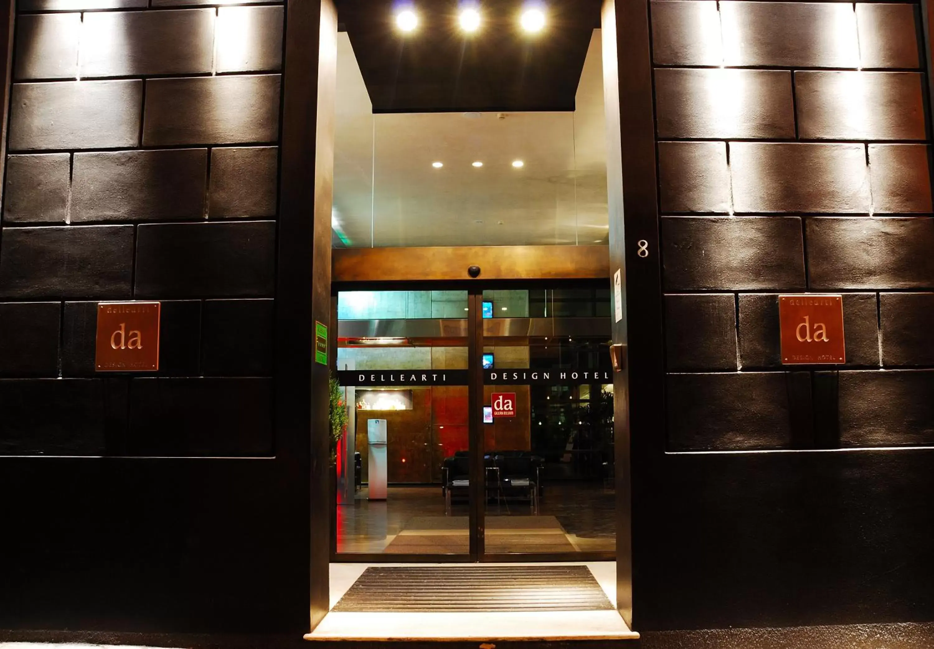 Facade/entrance in DelleArti Design Hotel Facade/entrance in DelleArti Design Hotel