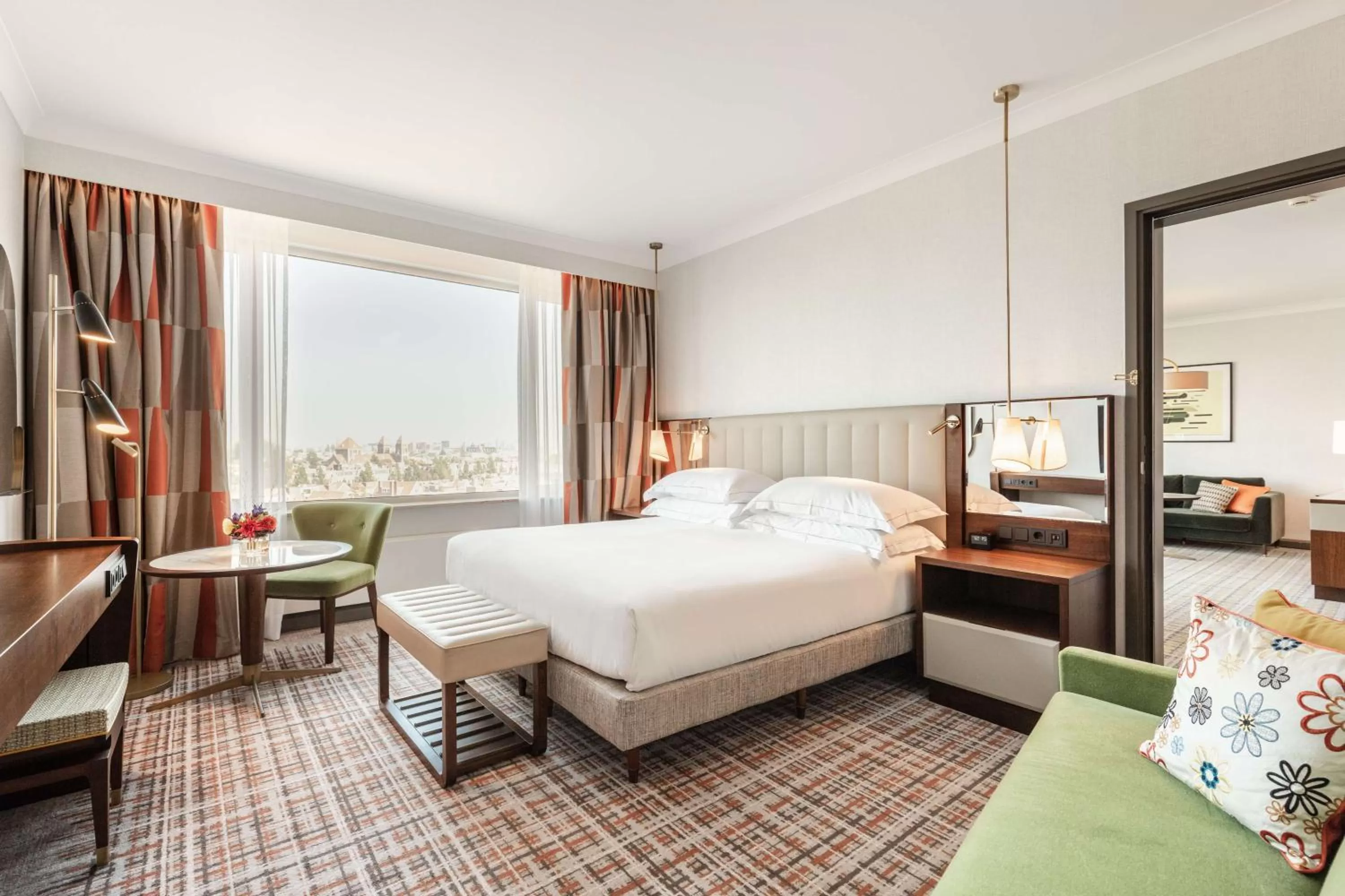 Bed in Hilton Amsterdam