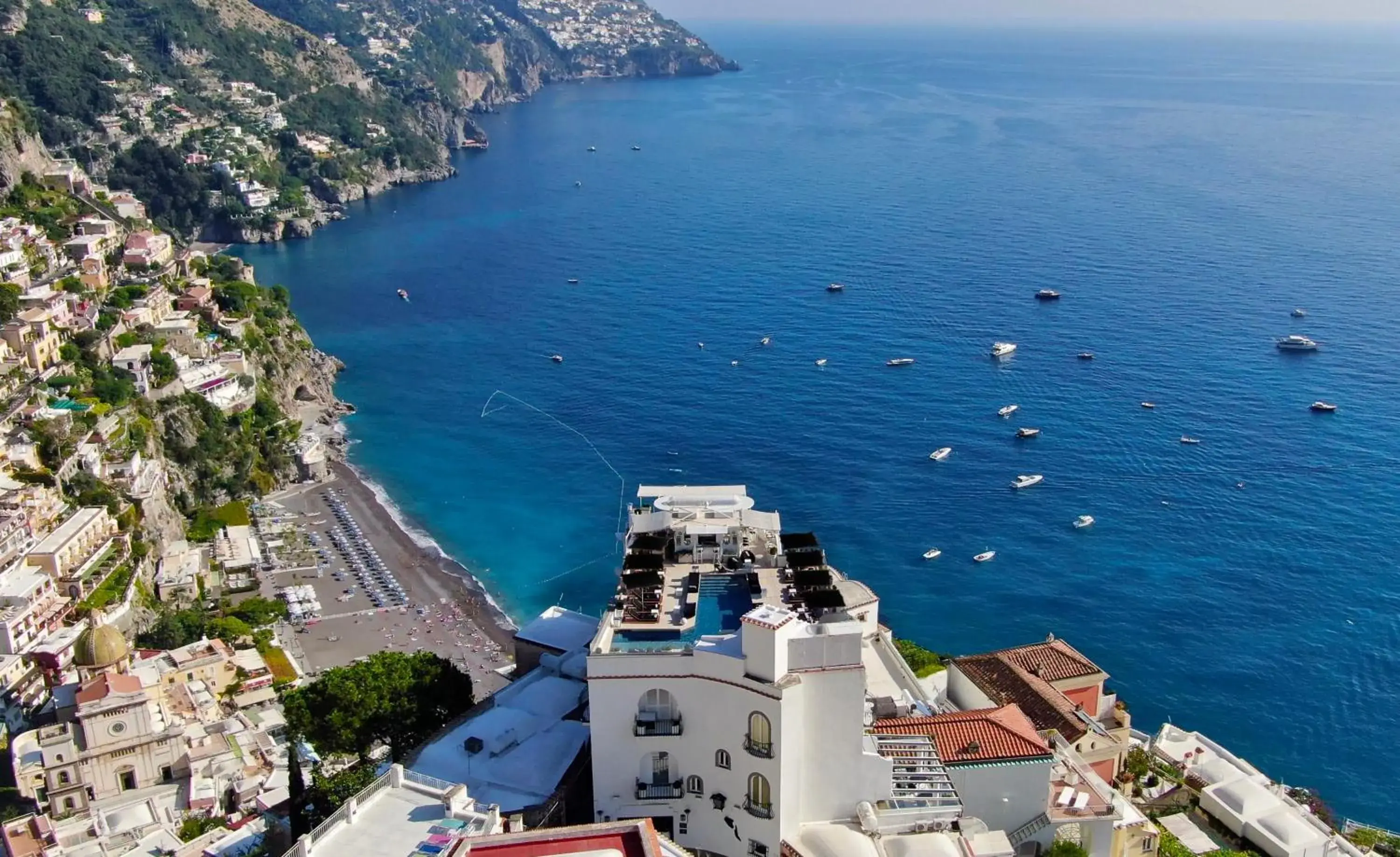 Sea view, Bird's-eye View in Hotel Villa Franca