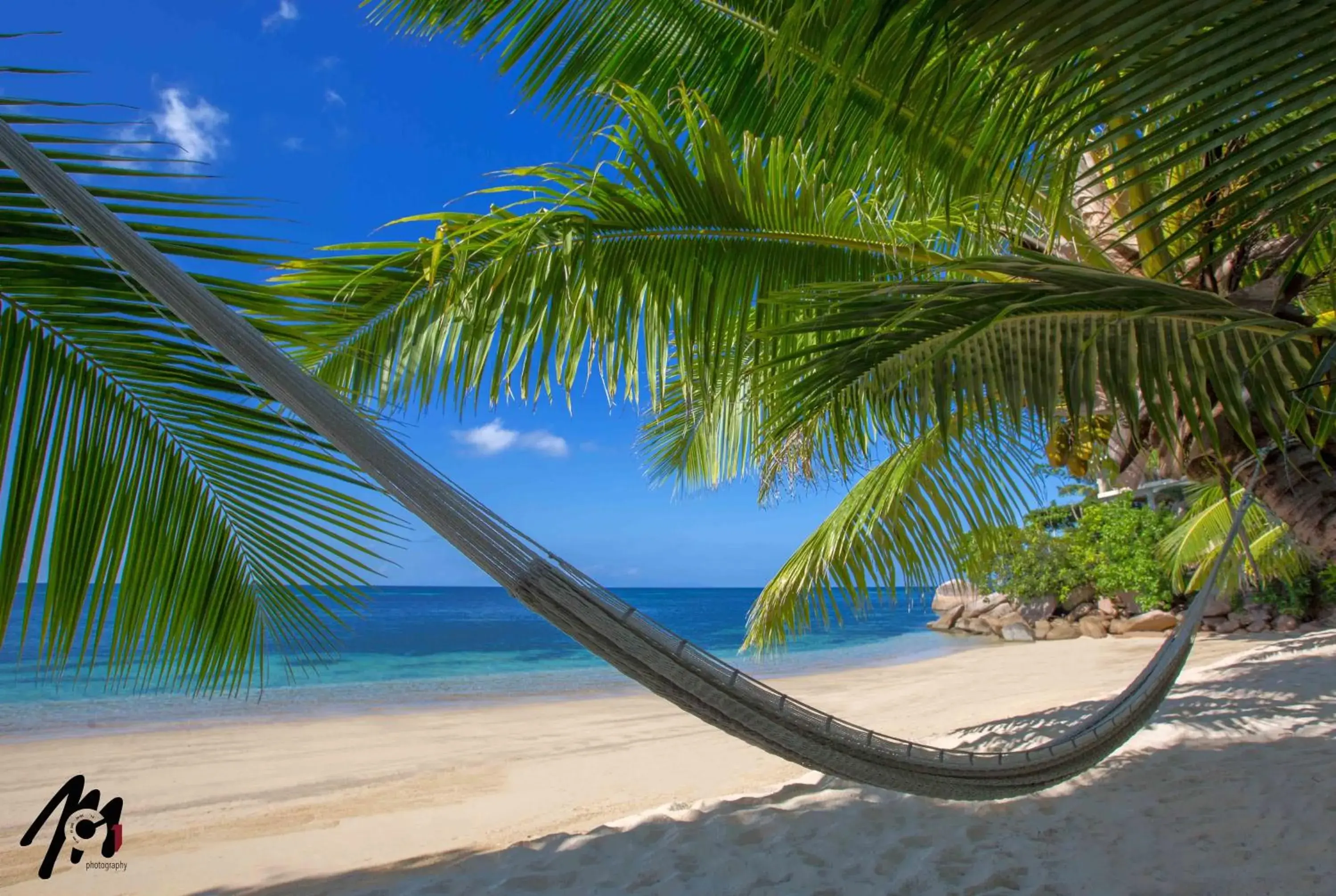 View (from property/room), Beach in Coco de Mer and Black Parrot Suites