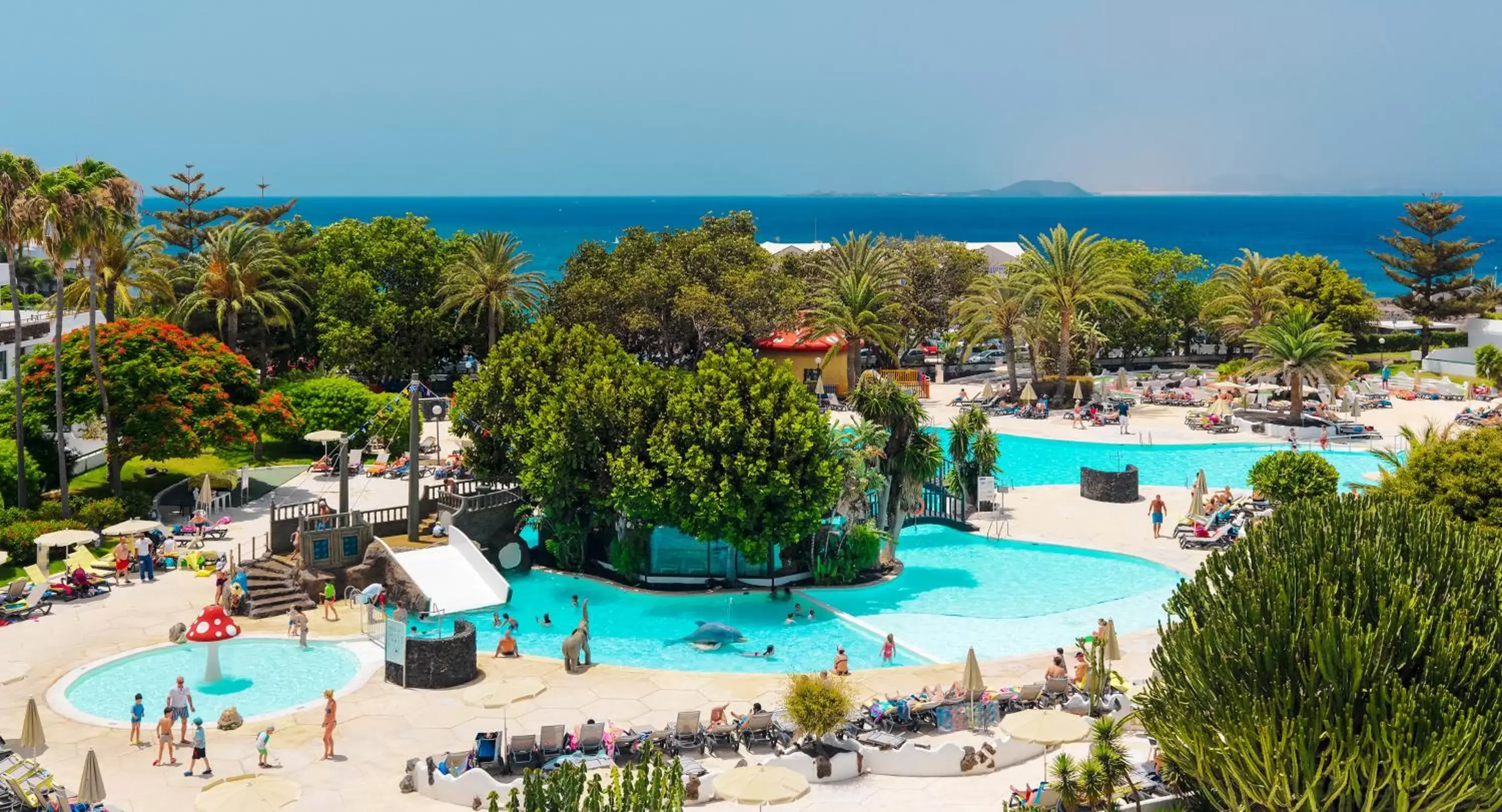 Bird's eye view, Pool View in H10 Lanzarote Princess