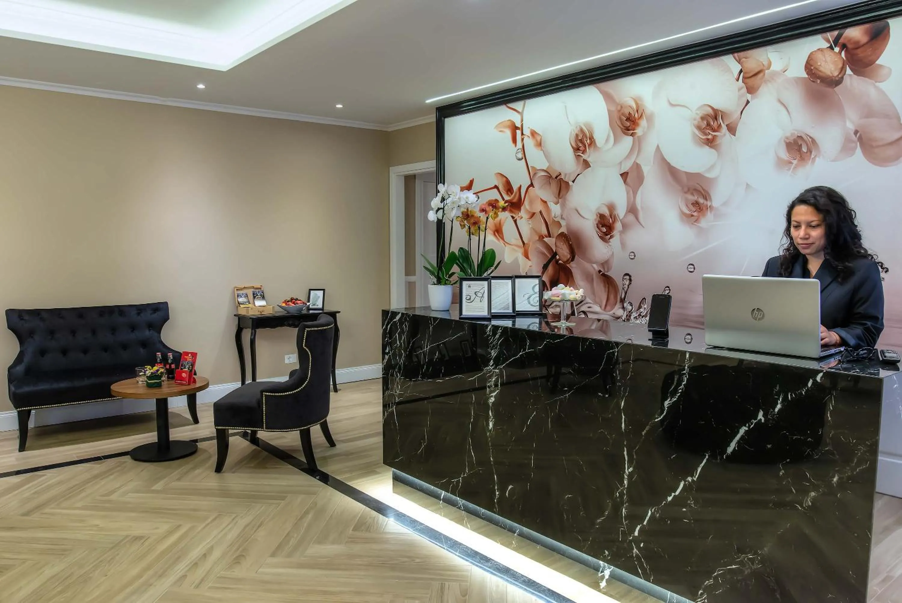 Lobby or reception in The Boutique Hotel