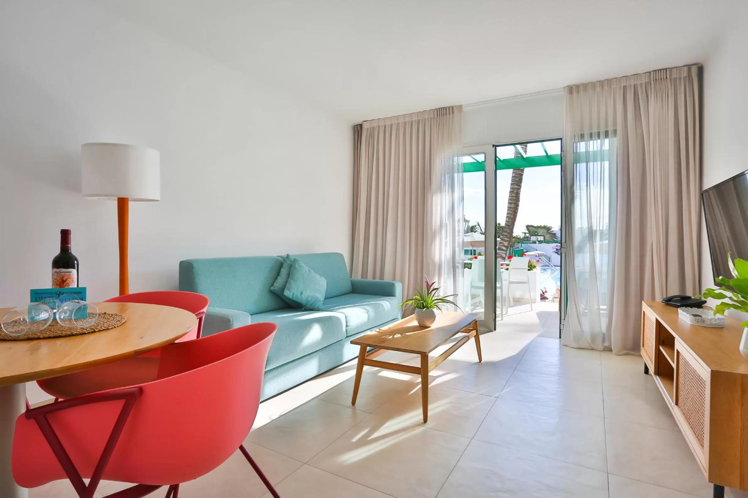 Living room in Nazaret Apartments