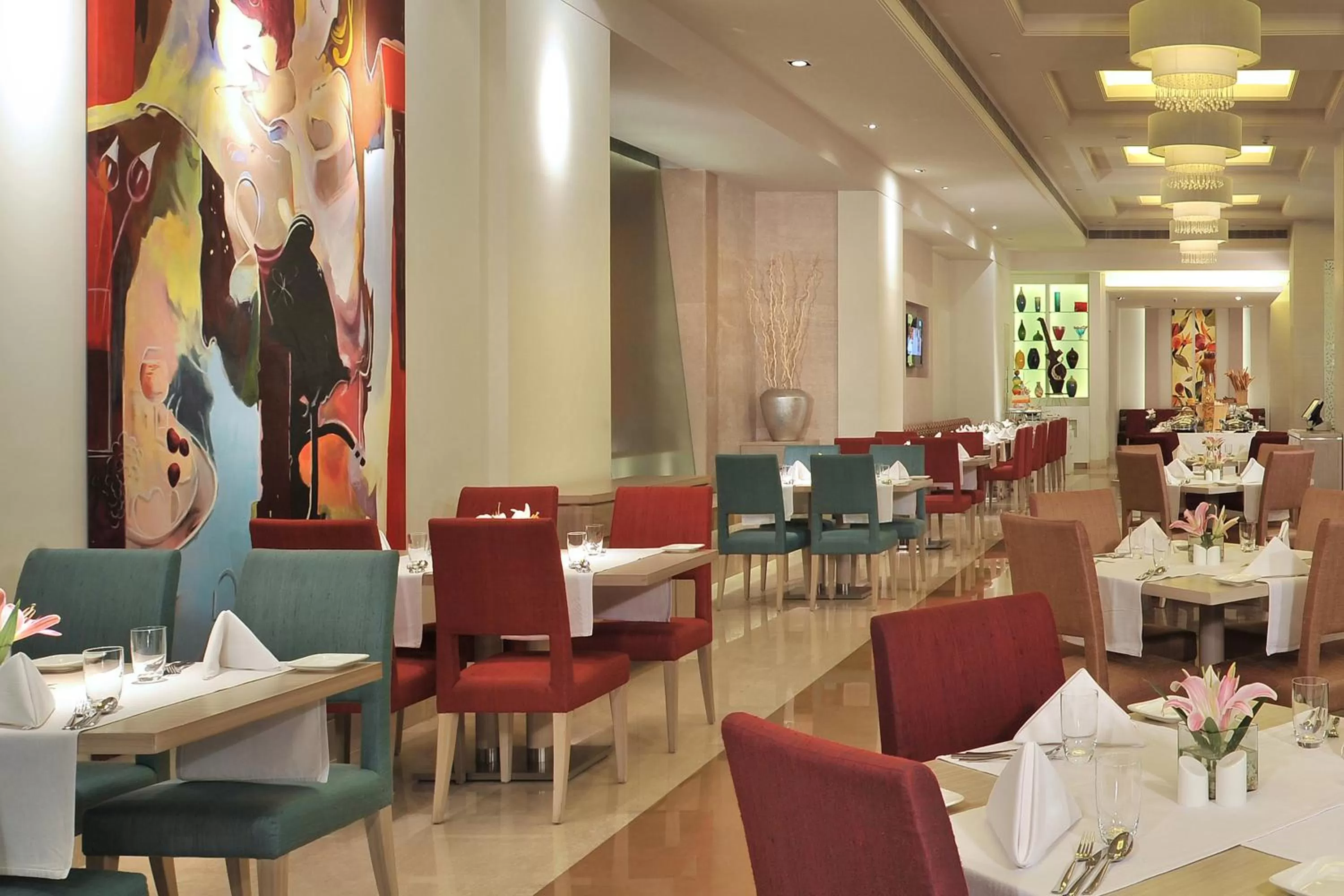 Swimming pool in Radisson Hyderabad Hitec City