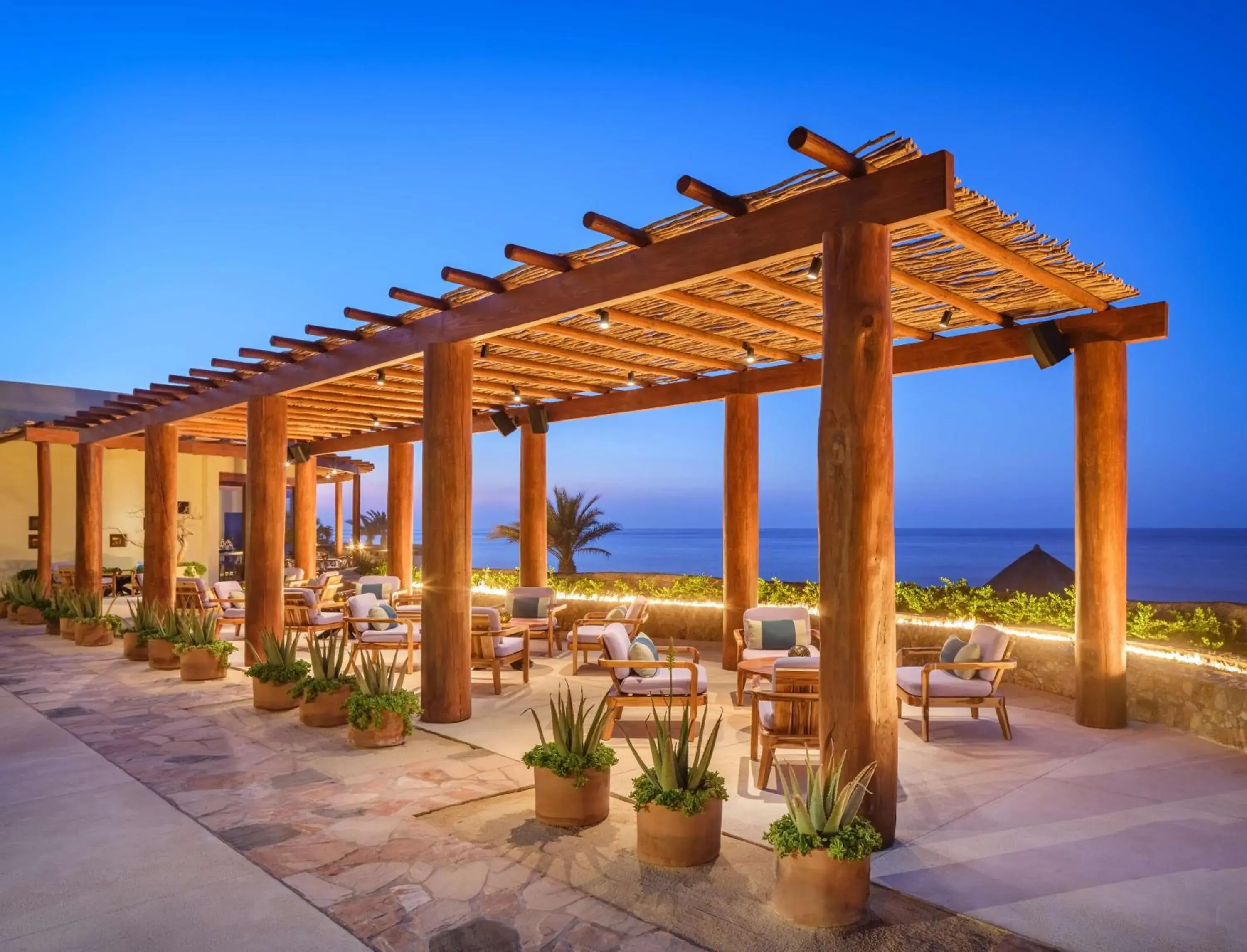 Patio in Waldorf Astoria Los Cabos Pedregal