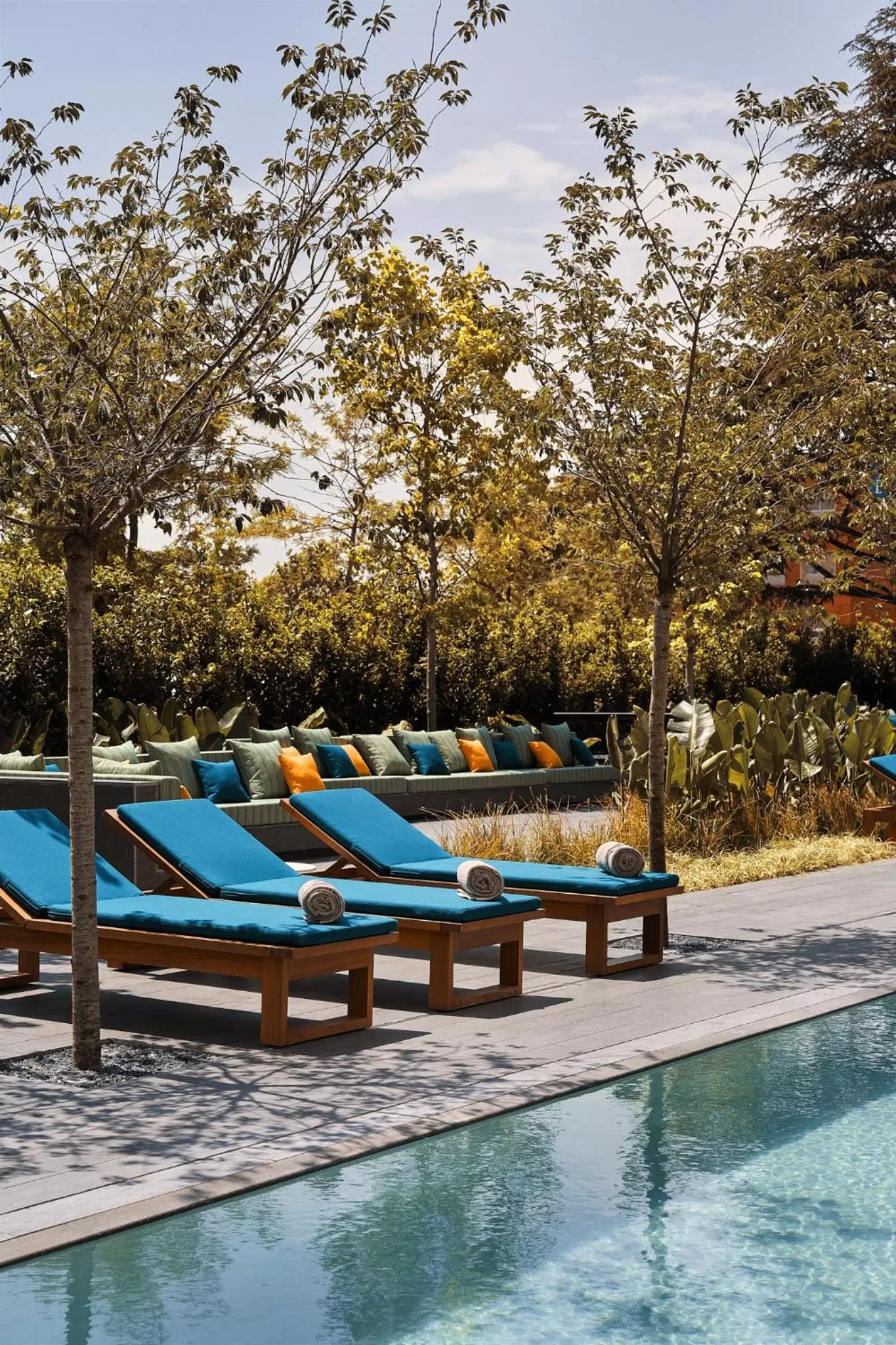 Swimming pool in Grand Hyatt Barcelona