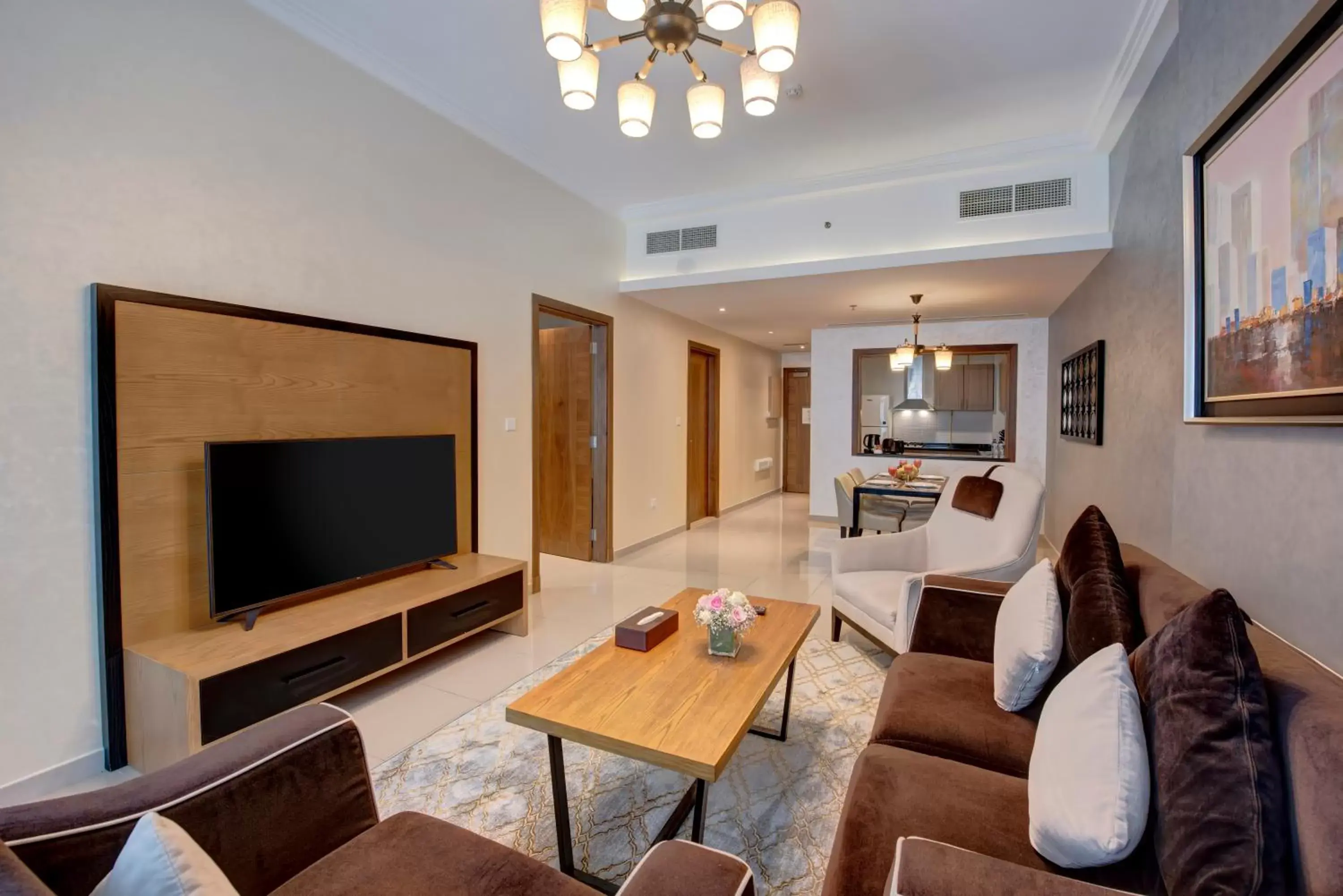 Living room, Seating Area in Class Hotel Apartments