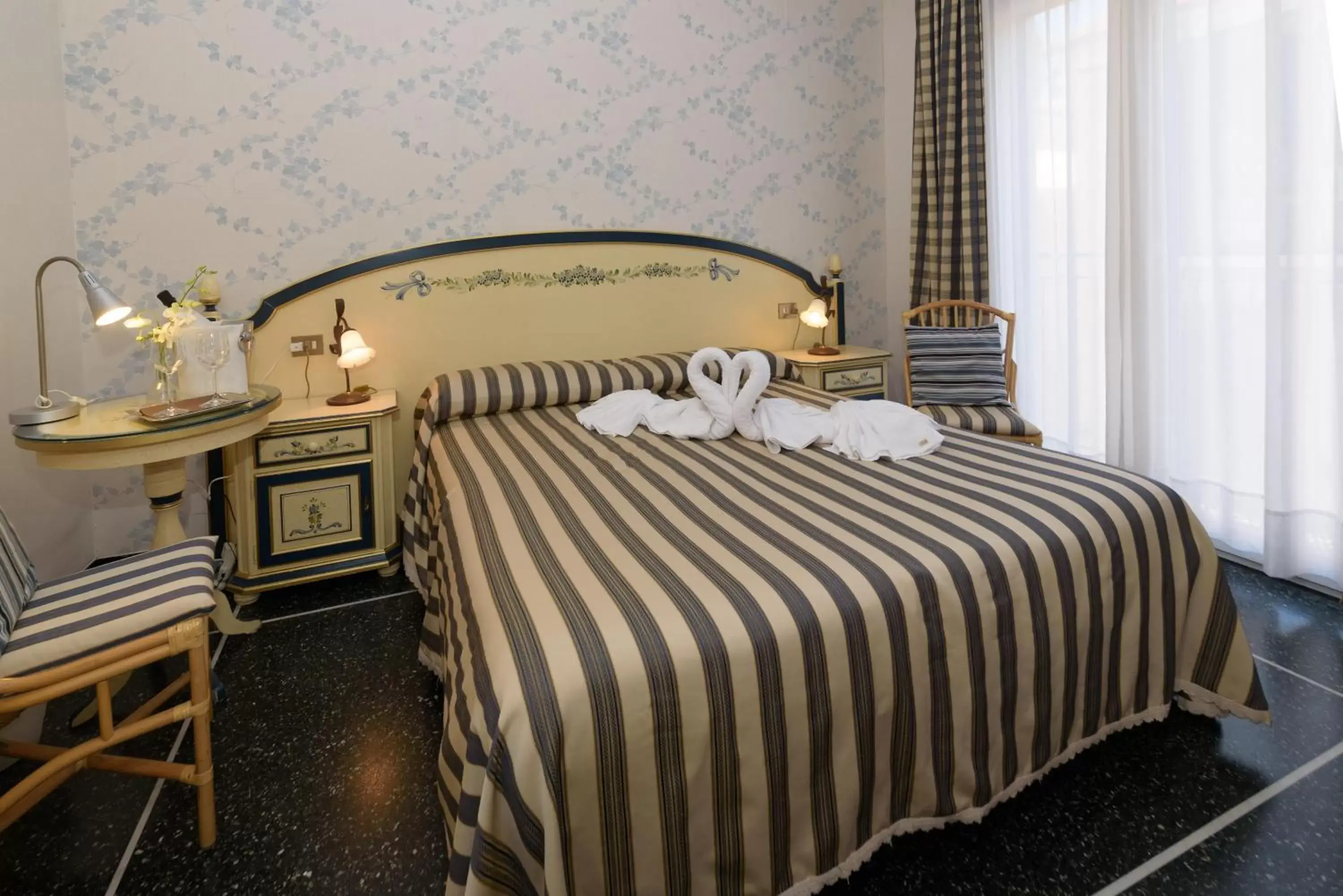 Photo of the whole room, Bed in Hotel Morchio Mhotelsgroup